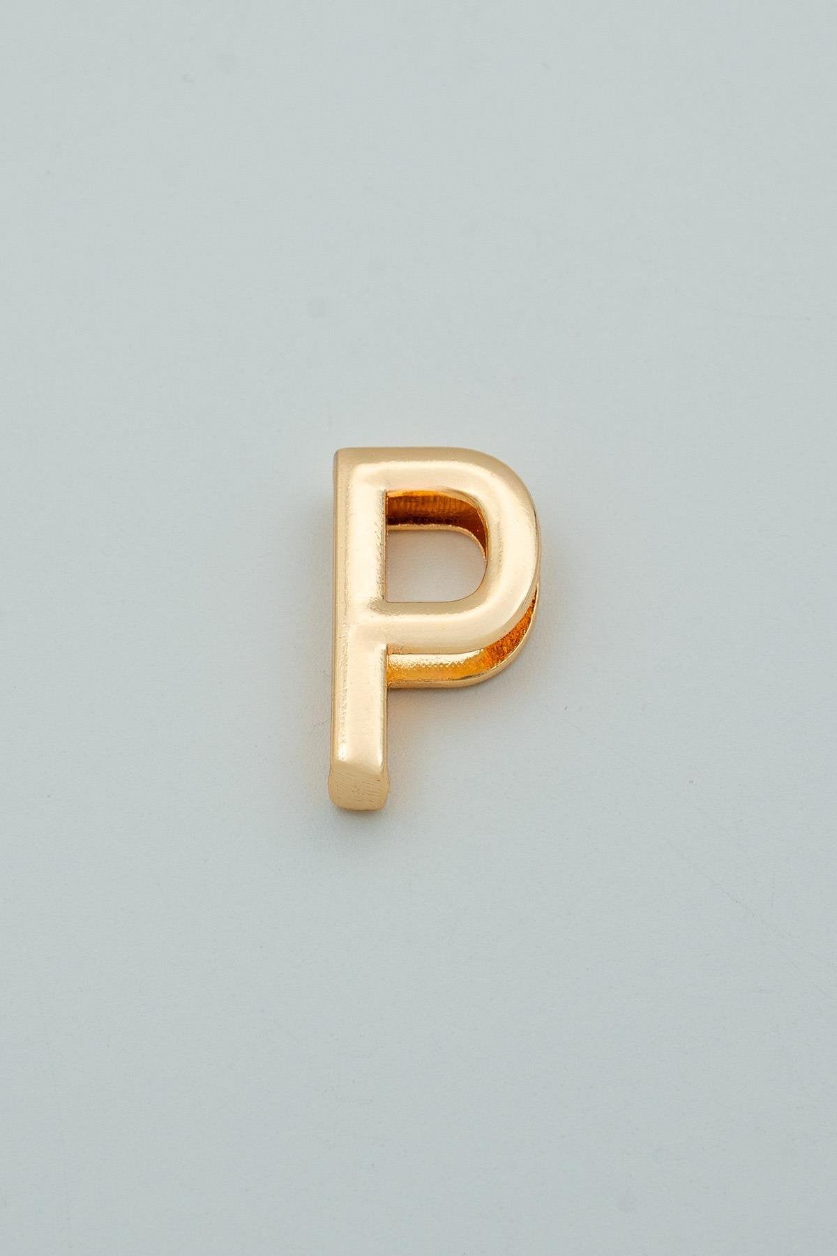 P Harf Aksesuar - GOLD