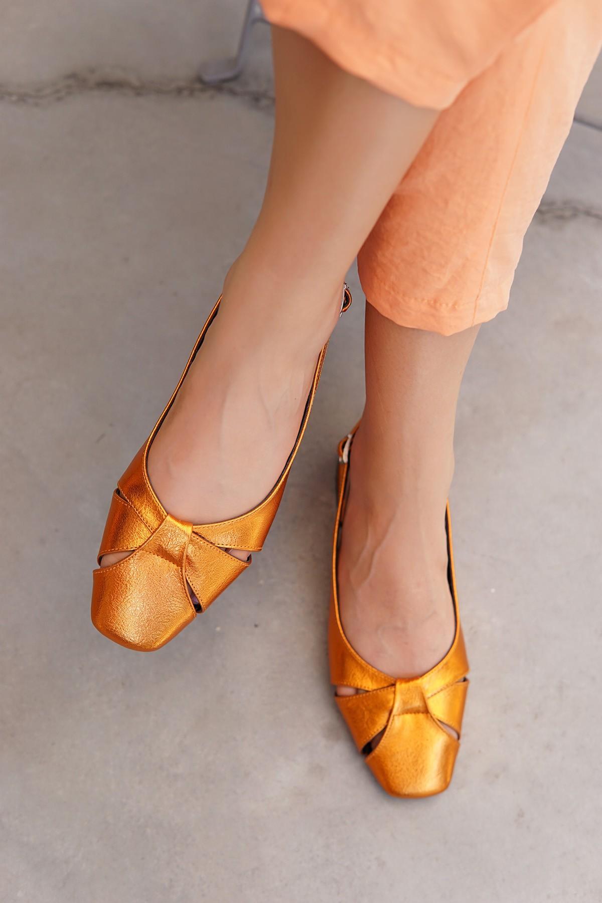 GOLDİE DÜZ CASUAL AYAKKABI - TURUNCU