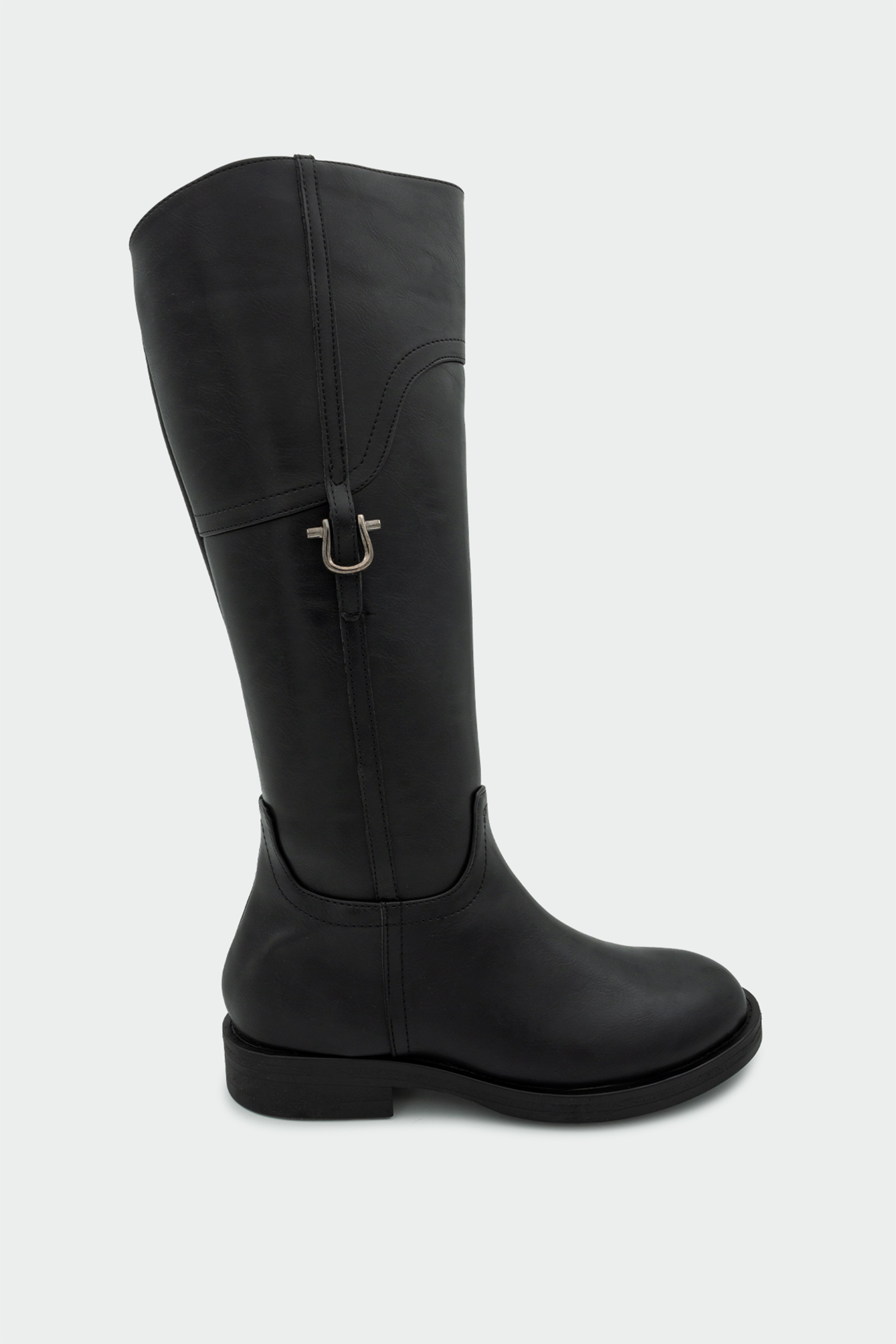 Rims Tokalı Çizme - SİYAH