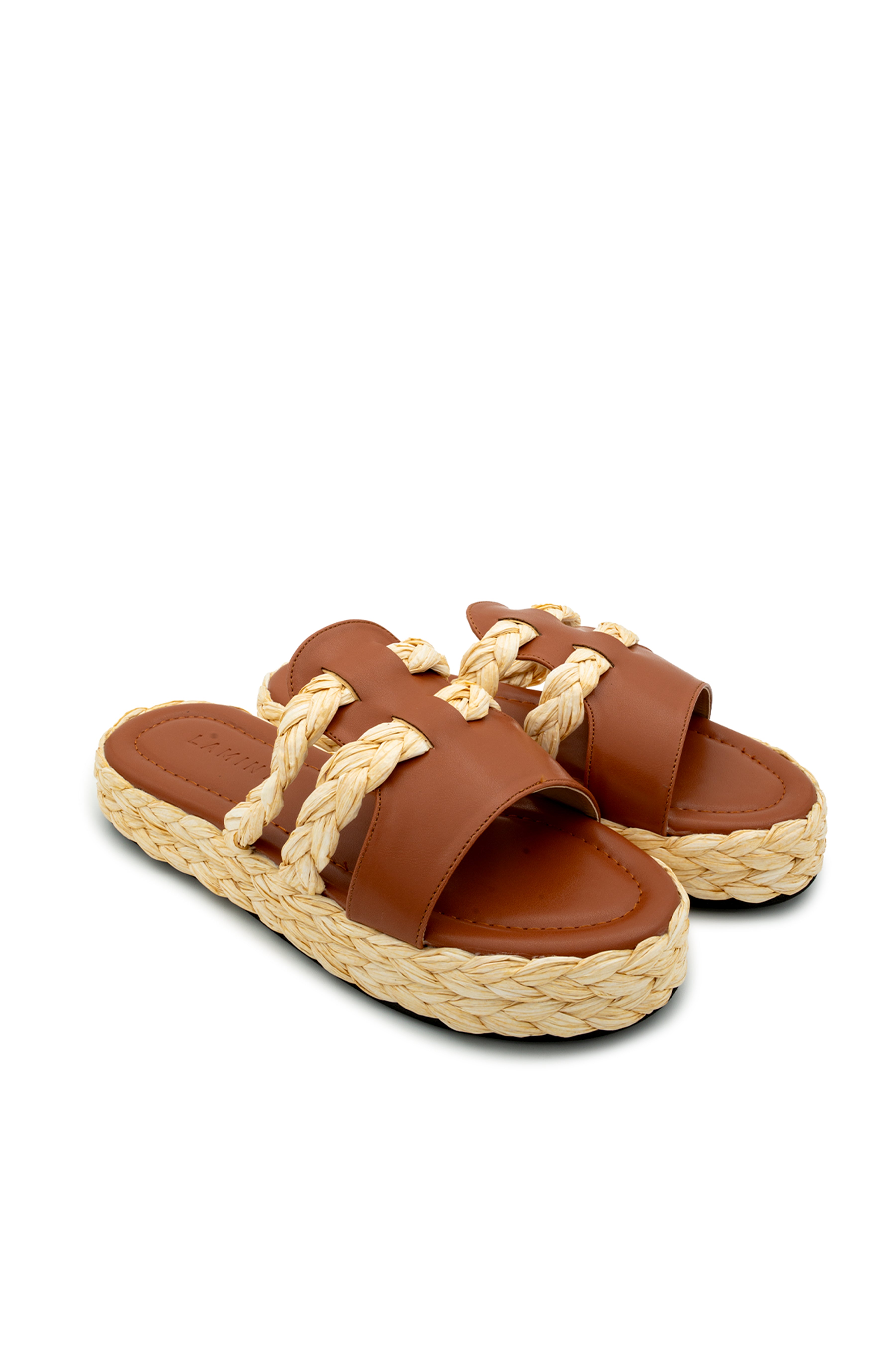 Frida Hasır Şeritli Terlik - TABA