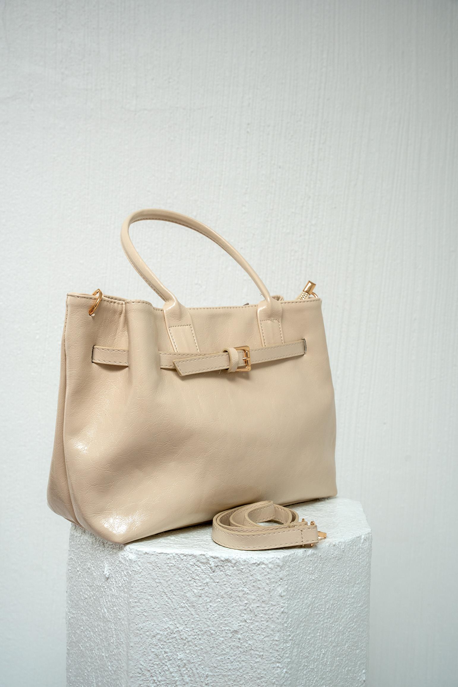 Rafi Kadın Kol Çantası - KREM