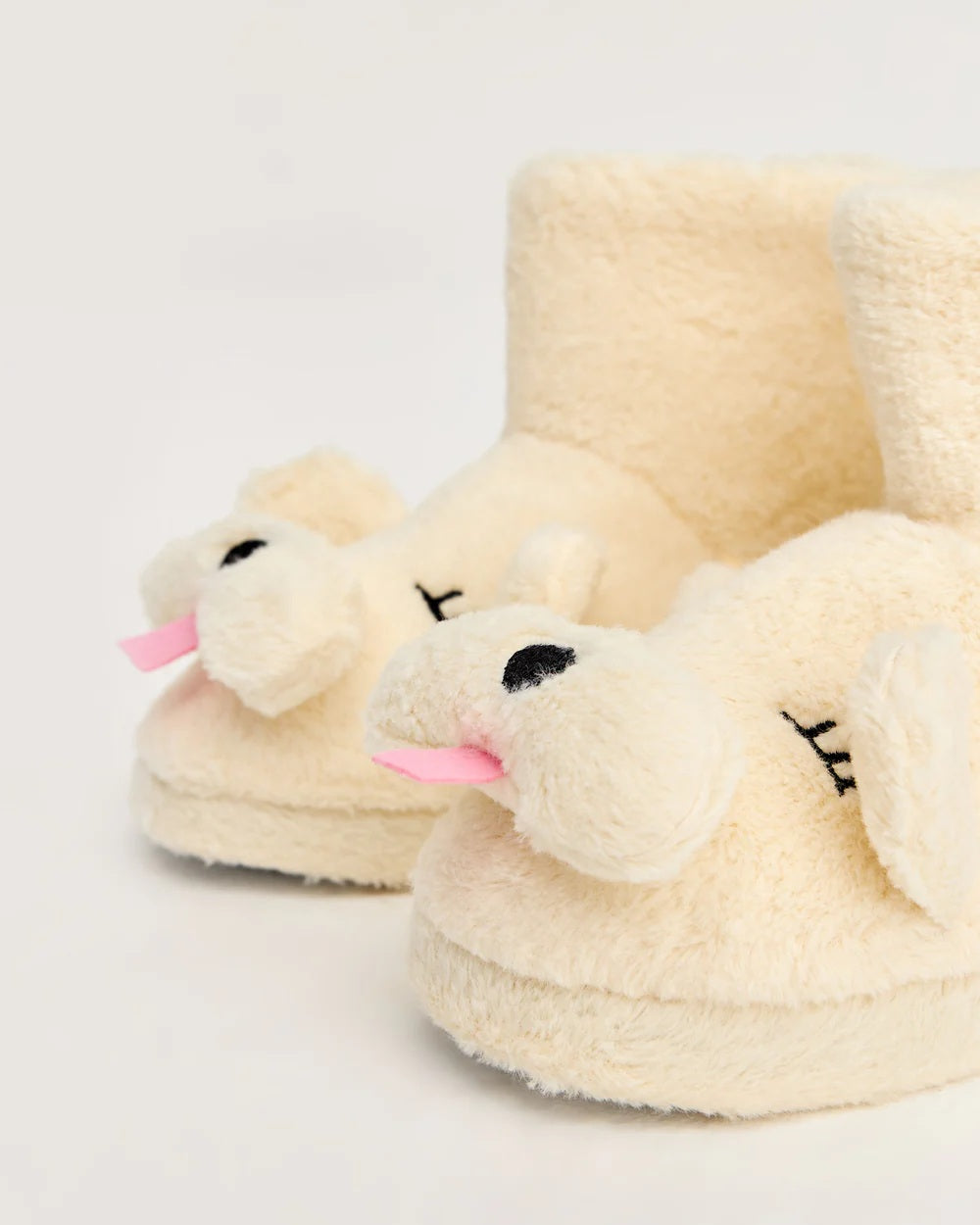 Papi Köpekli Peluş Ev Botu - EKRU