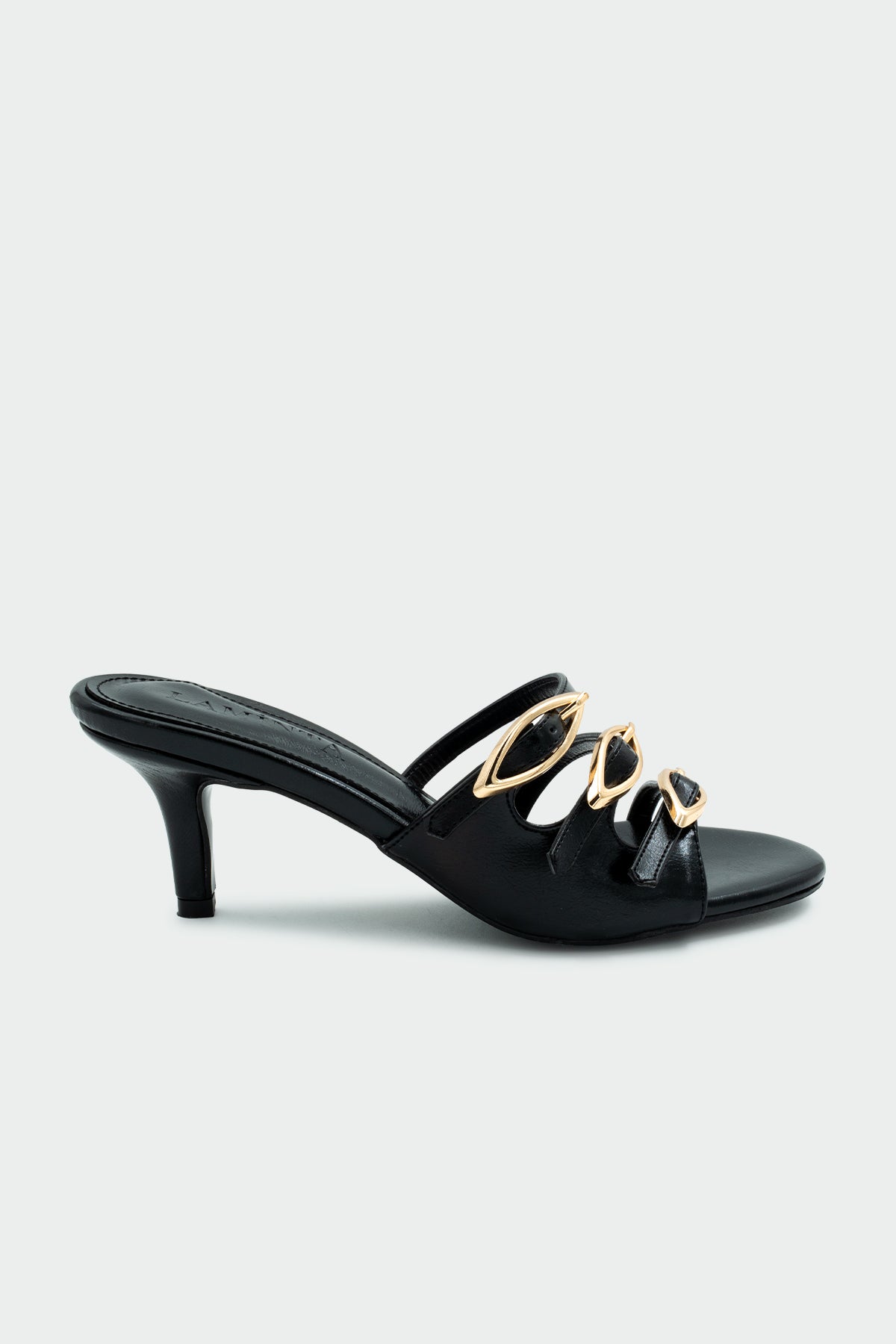 Wain Gold Toka Detaylı Kadın Terlik - SİYAH
