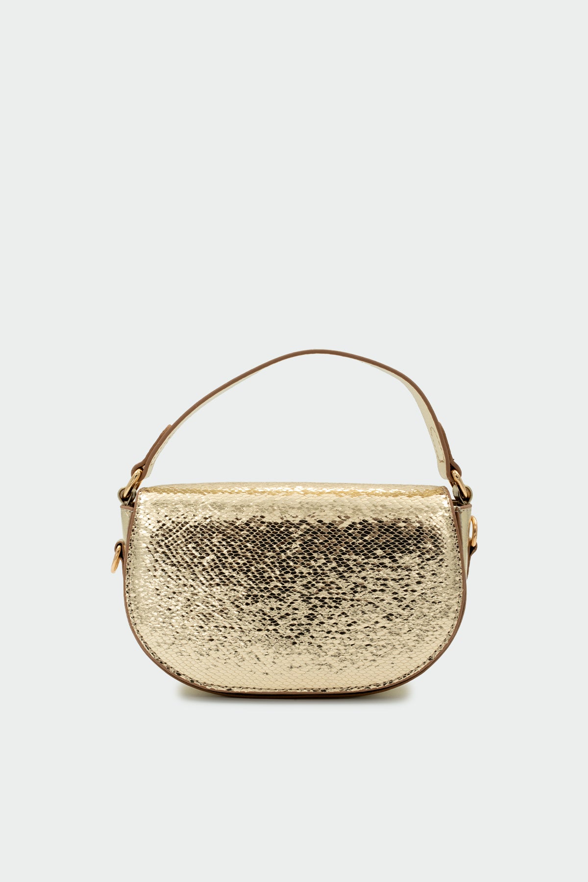 Quas Dokulu Kadın Çapraz Çanta - GOLD