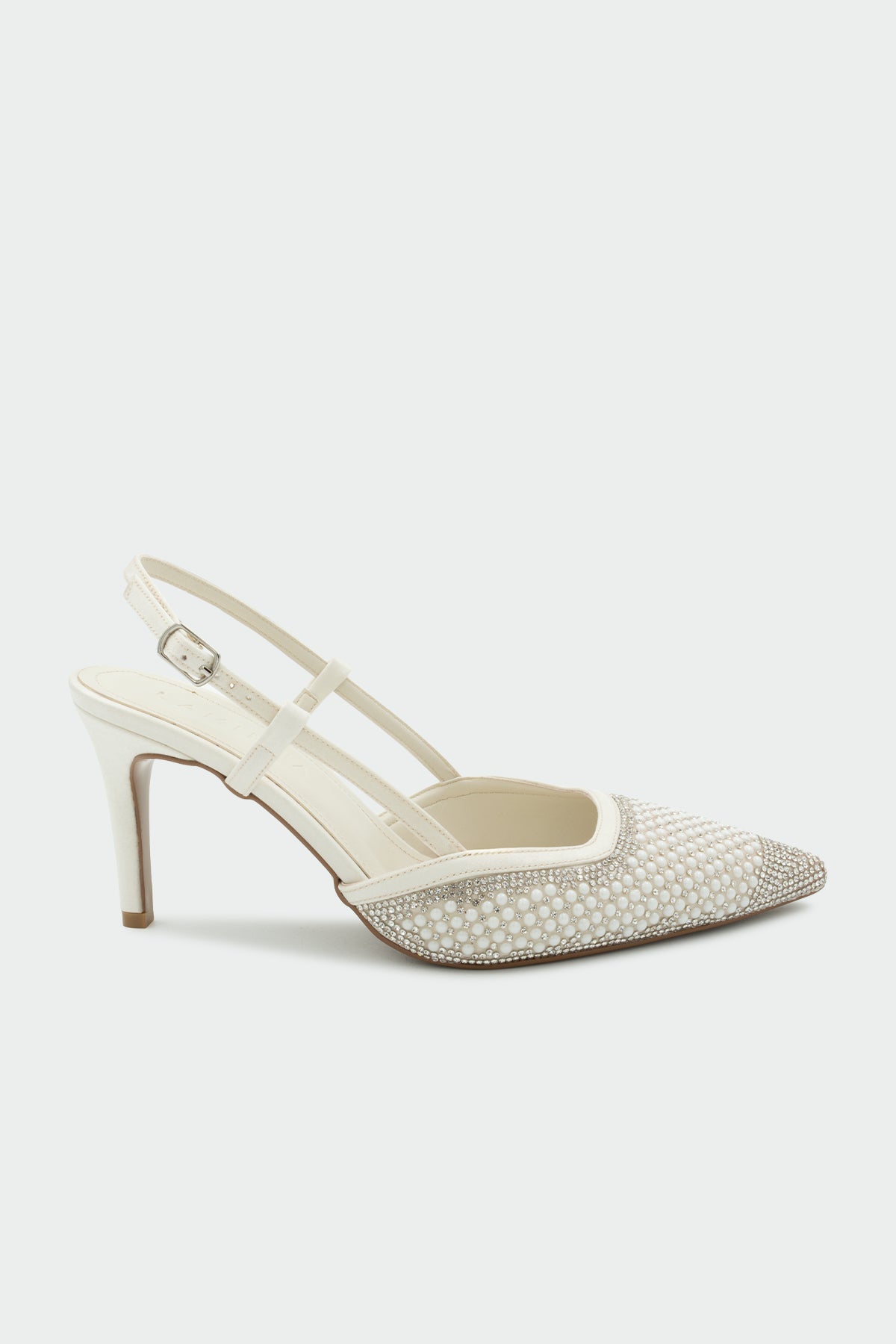 İnzagi Taş İşleme Detaylı Kadın Topuklu Ayakkabı - SEDEF