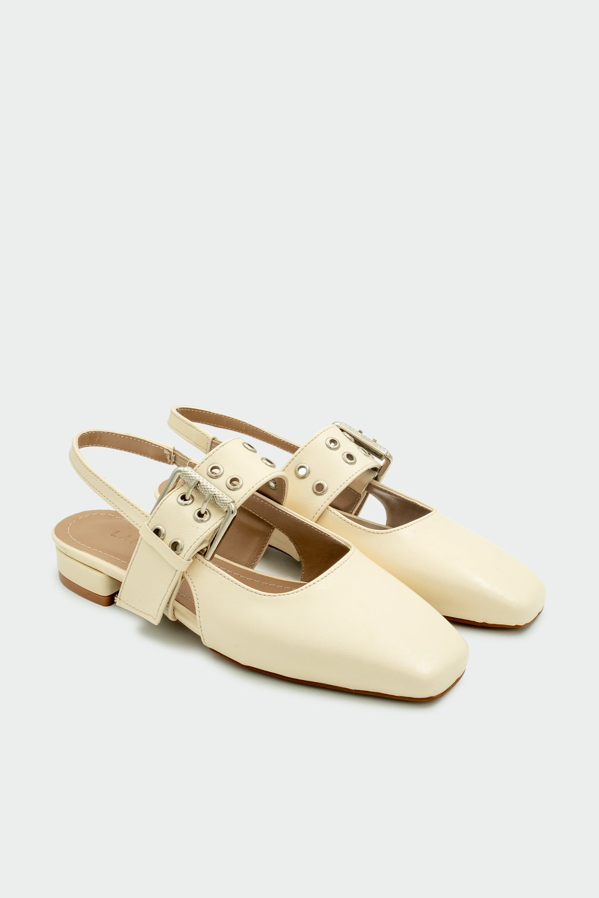 Vogue Toka Detaylı Kadın Babet - EKRU