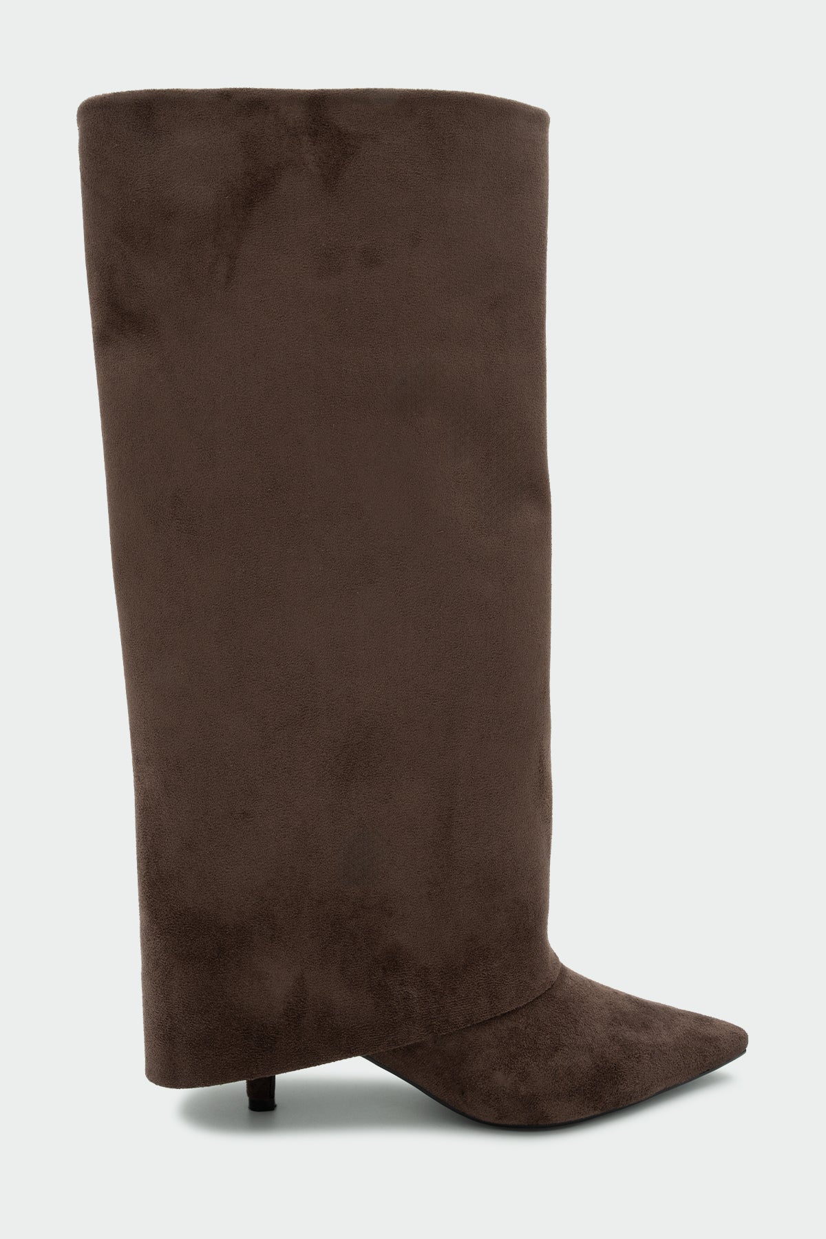 Jerry Tozluk Detaylı Kadın Çizme - AcıKahve Süet