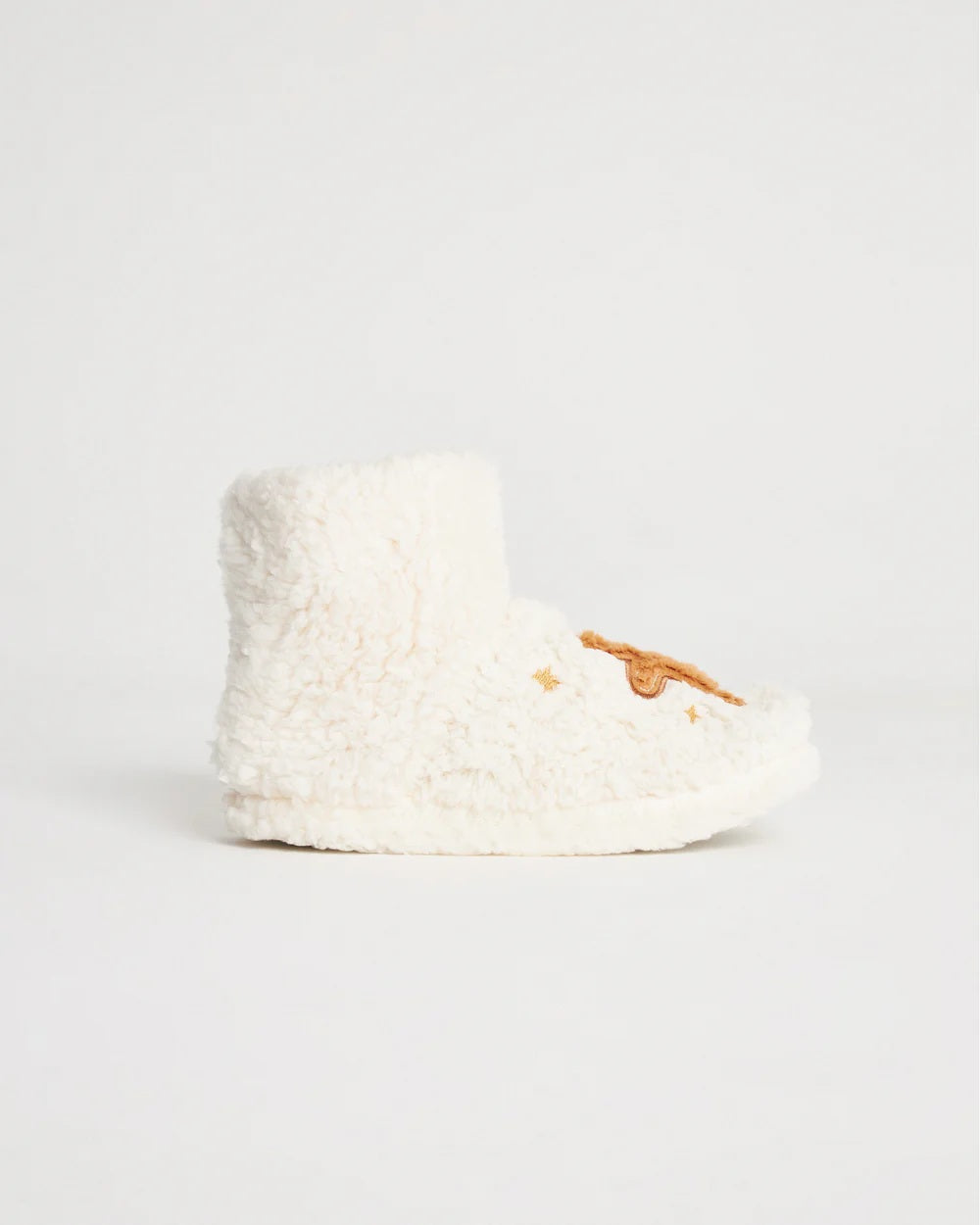 Uway Yılbaşı Temalı Peluş Ev Botu - EKRU