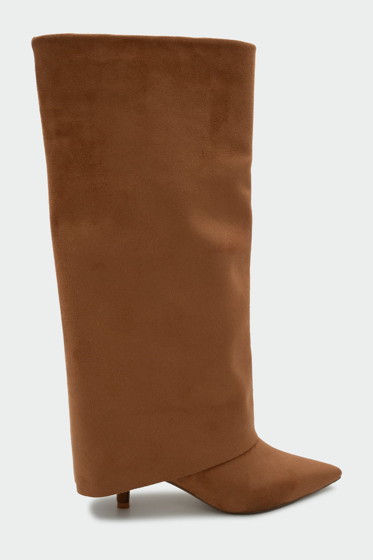 Jerry Tozluk Detaylı Kadın Çizme - TABA SÜET