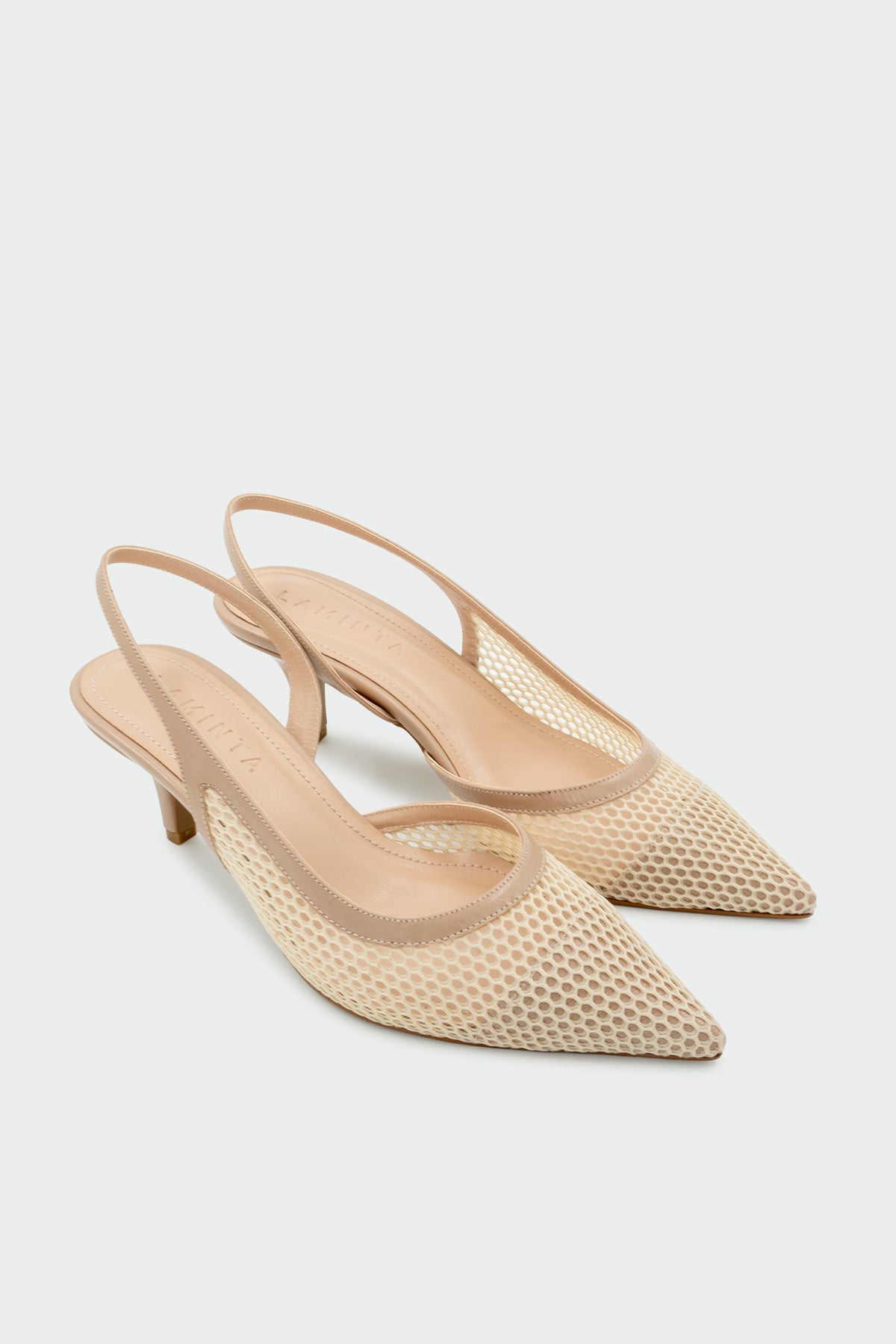 Scoby File Detaylı Kadın Topuklu Ayakkabı - NUDE