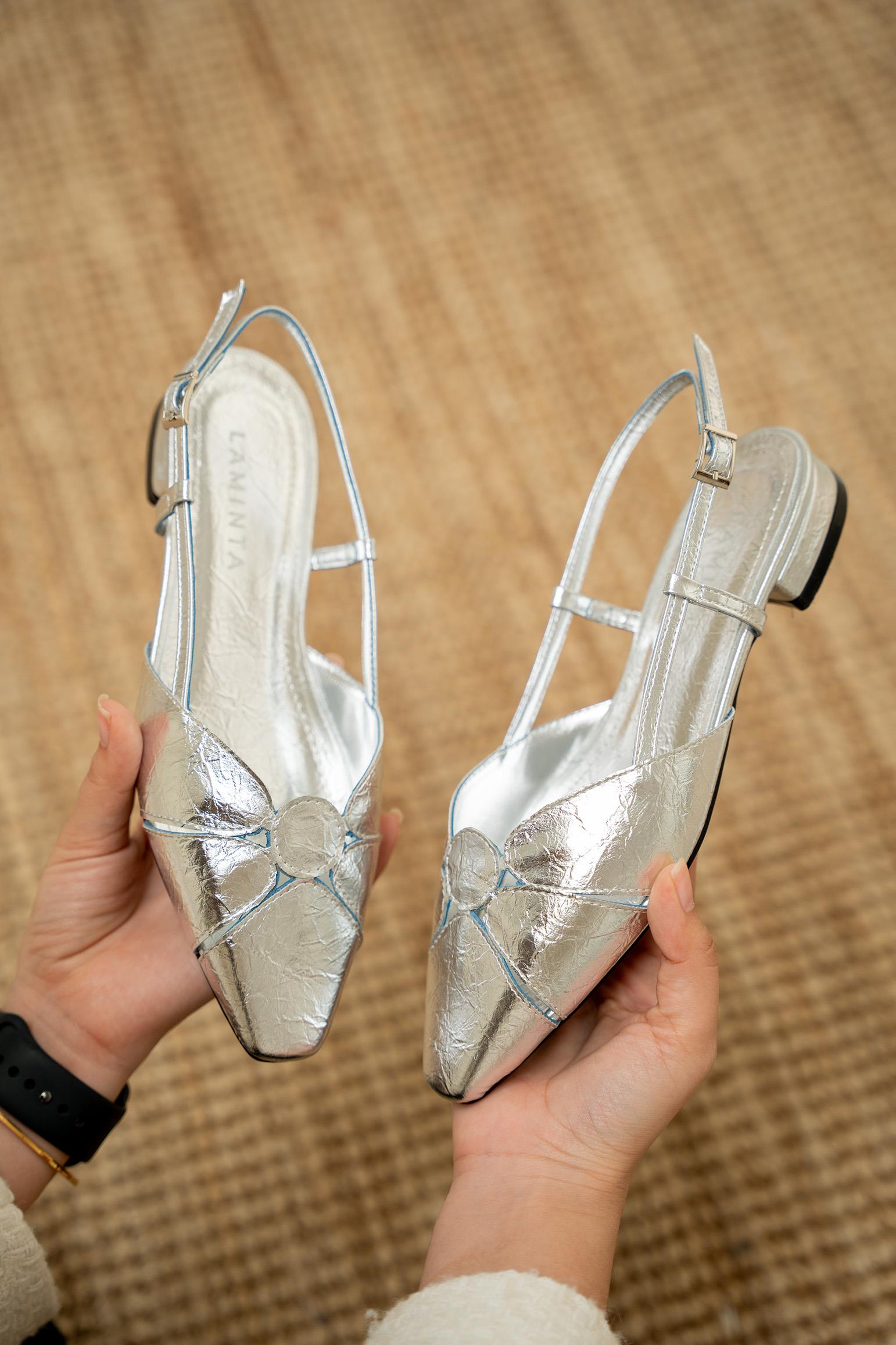 Helis Asimetrik Kesim Babet - Silver