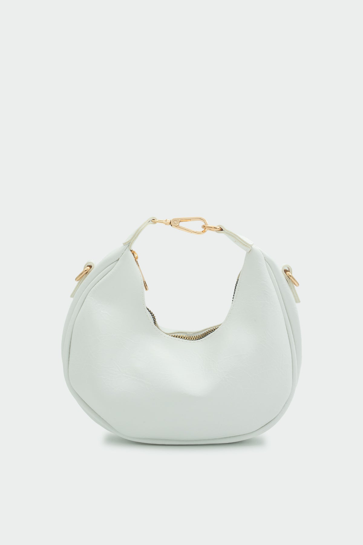 Mono Mini Kiraz Aksesuarlı Çanta - BEYAZ