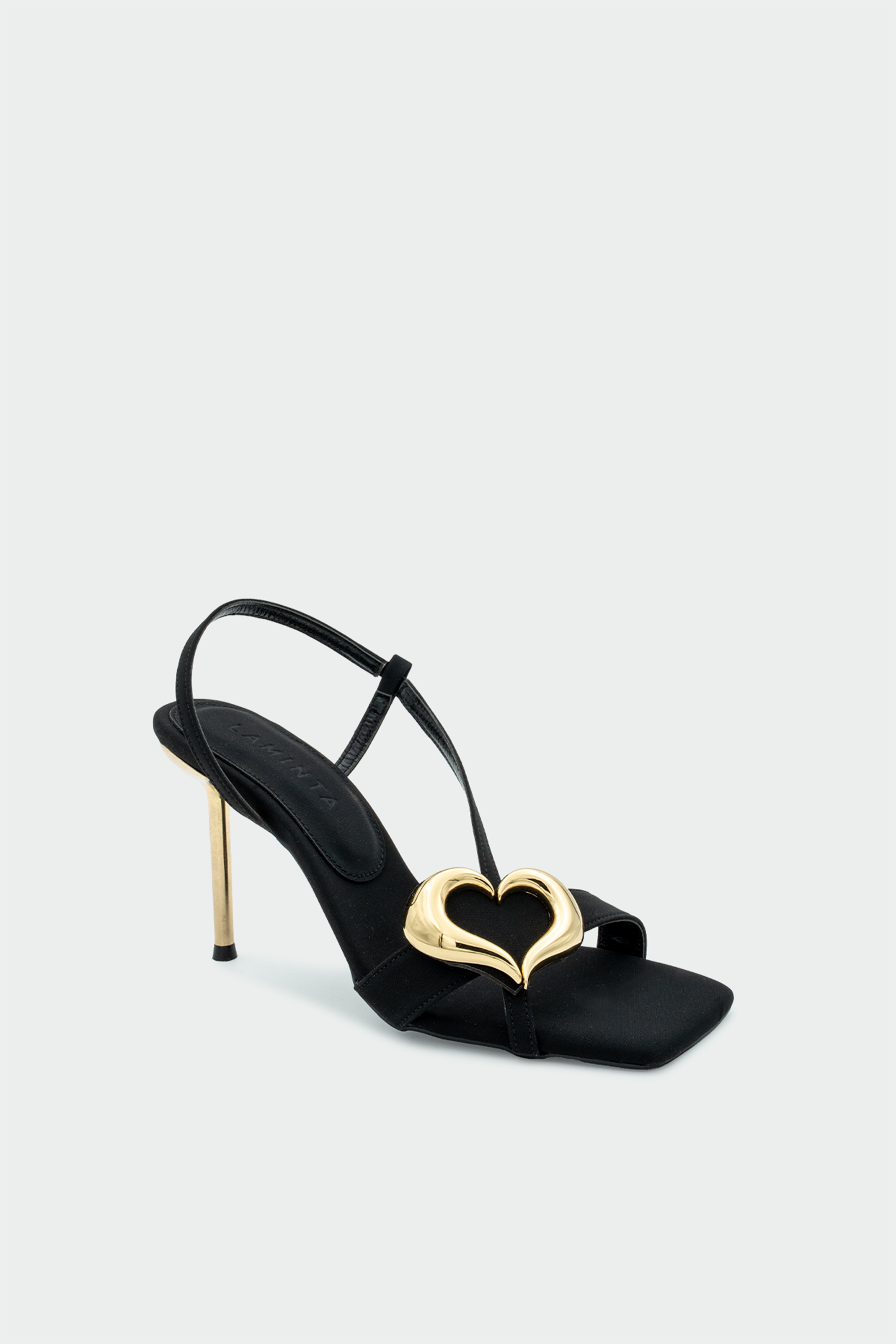 SWEETY KALP DETAYLI TOPUKLU AYAKKABI - SİYAH