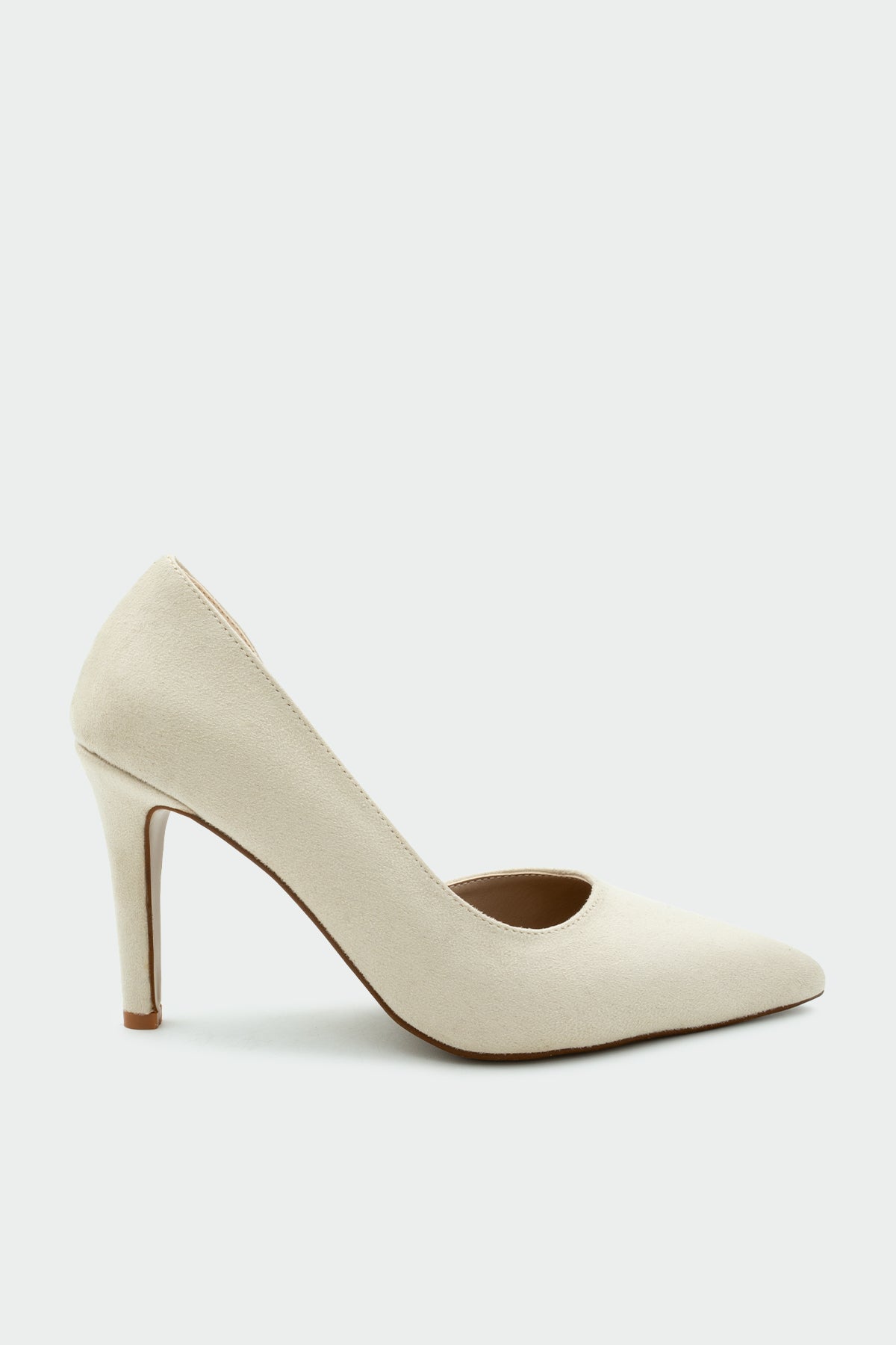 Shia Topuklu Ayakkabı - BEJ SÜET