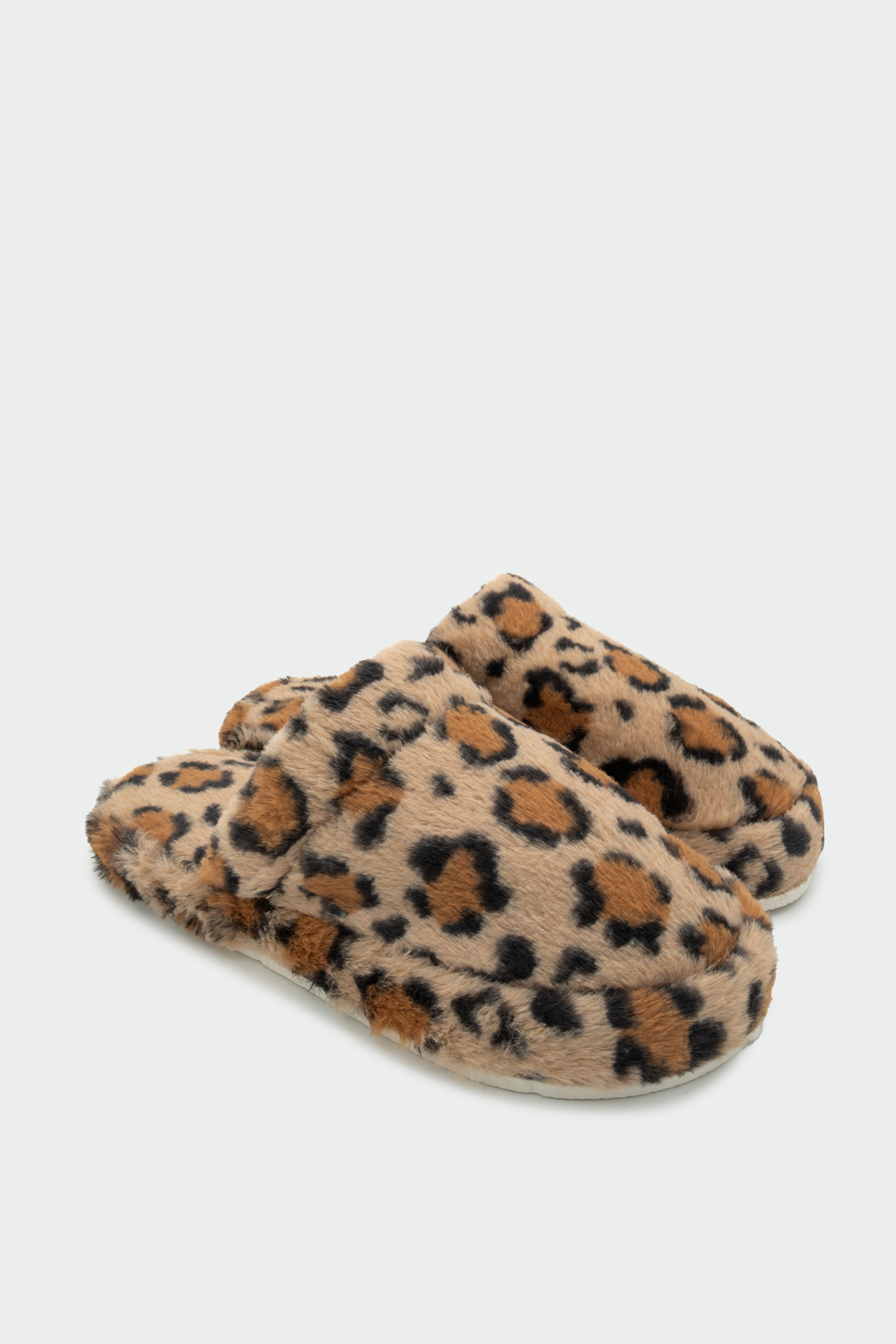 Meu Leopar Detaylı Ev Terliği - LEOPAR