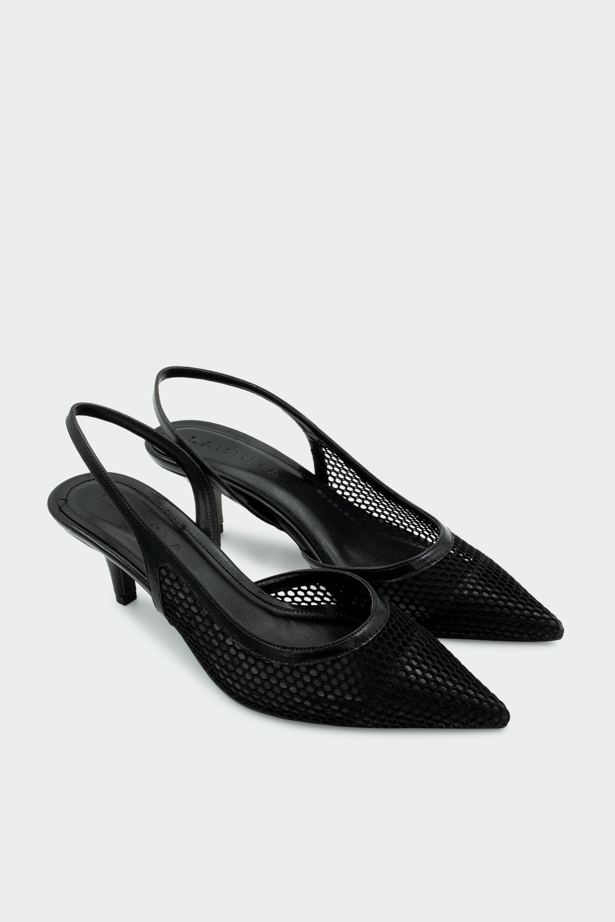 Scoby File Detaylı Kadın Topuklu Ayakkabı - SİYAH