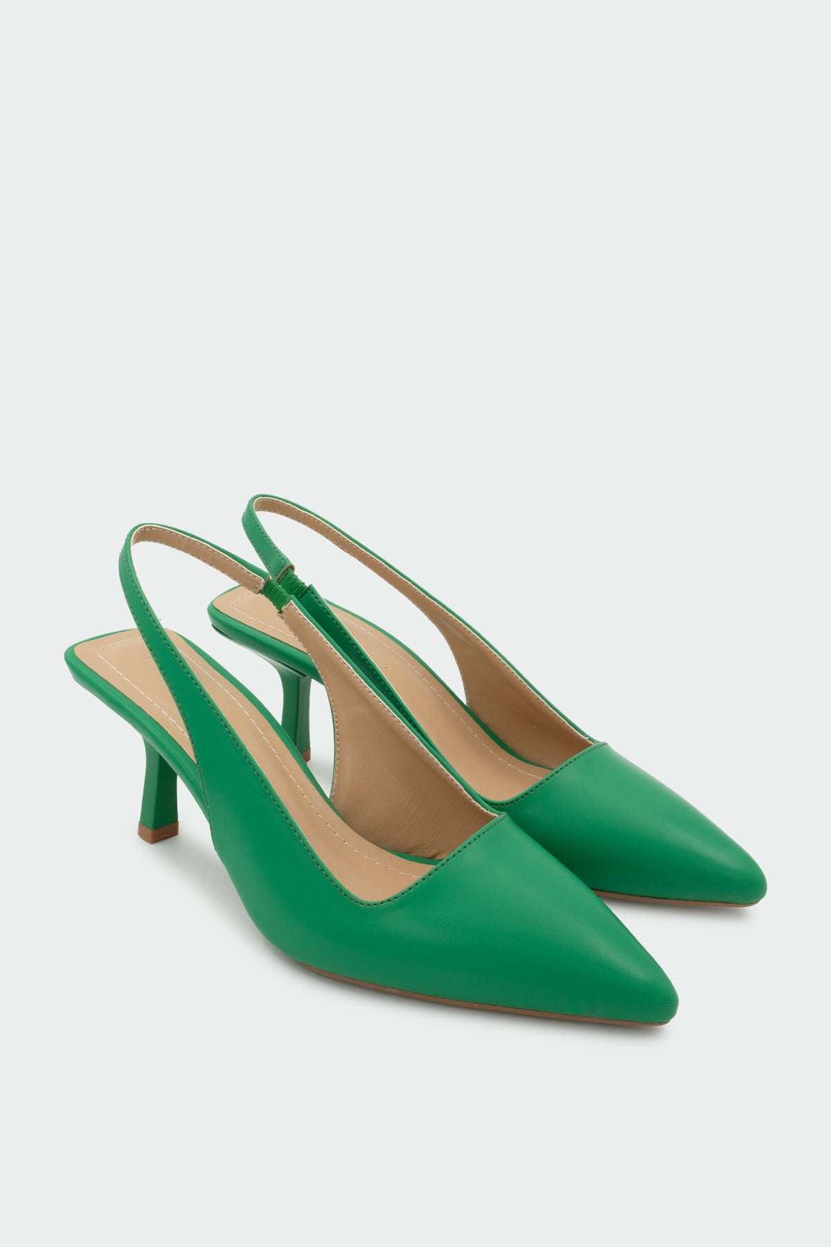 Sahra Klasik Kadın Topuklu Ayakkabı - YEŞİL