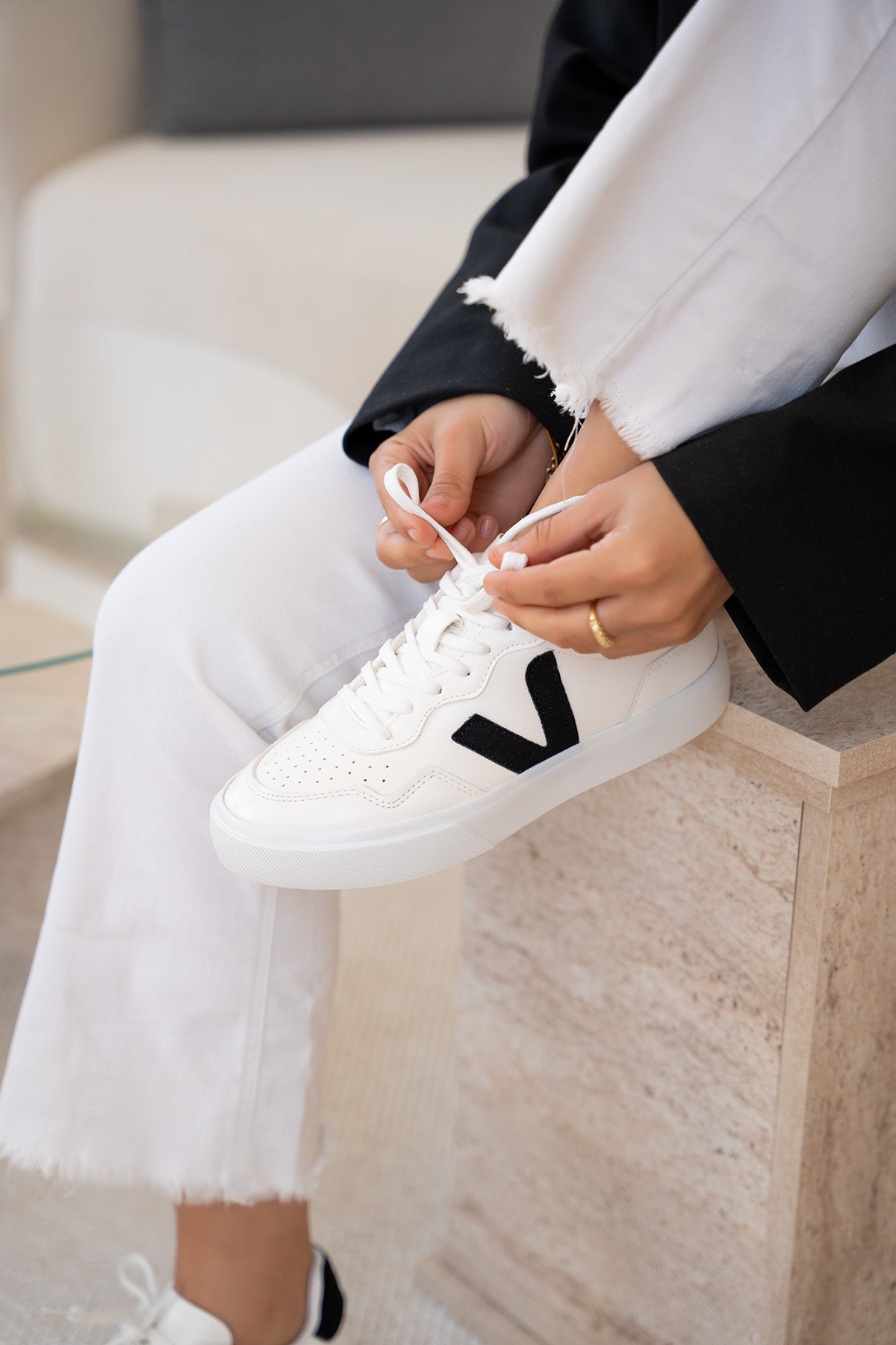 Aristo Düz Kadın Spor Ayakkabı - SİYAH