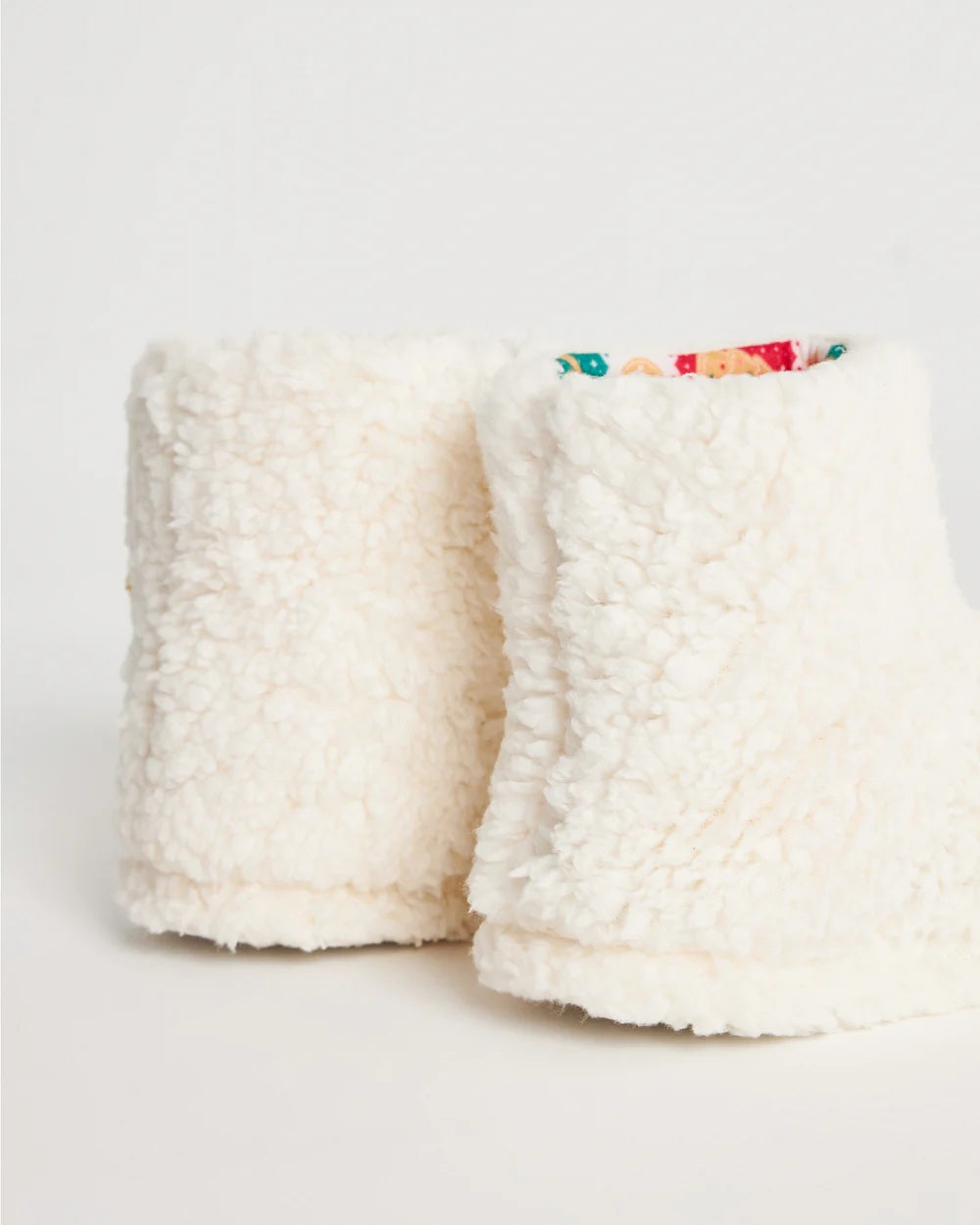 Uway Yılbaşı Temalı Peluş Ev Botu - EKRU