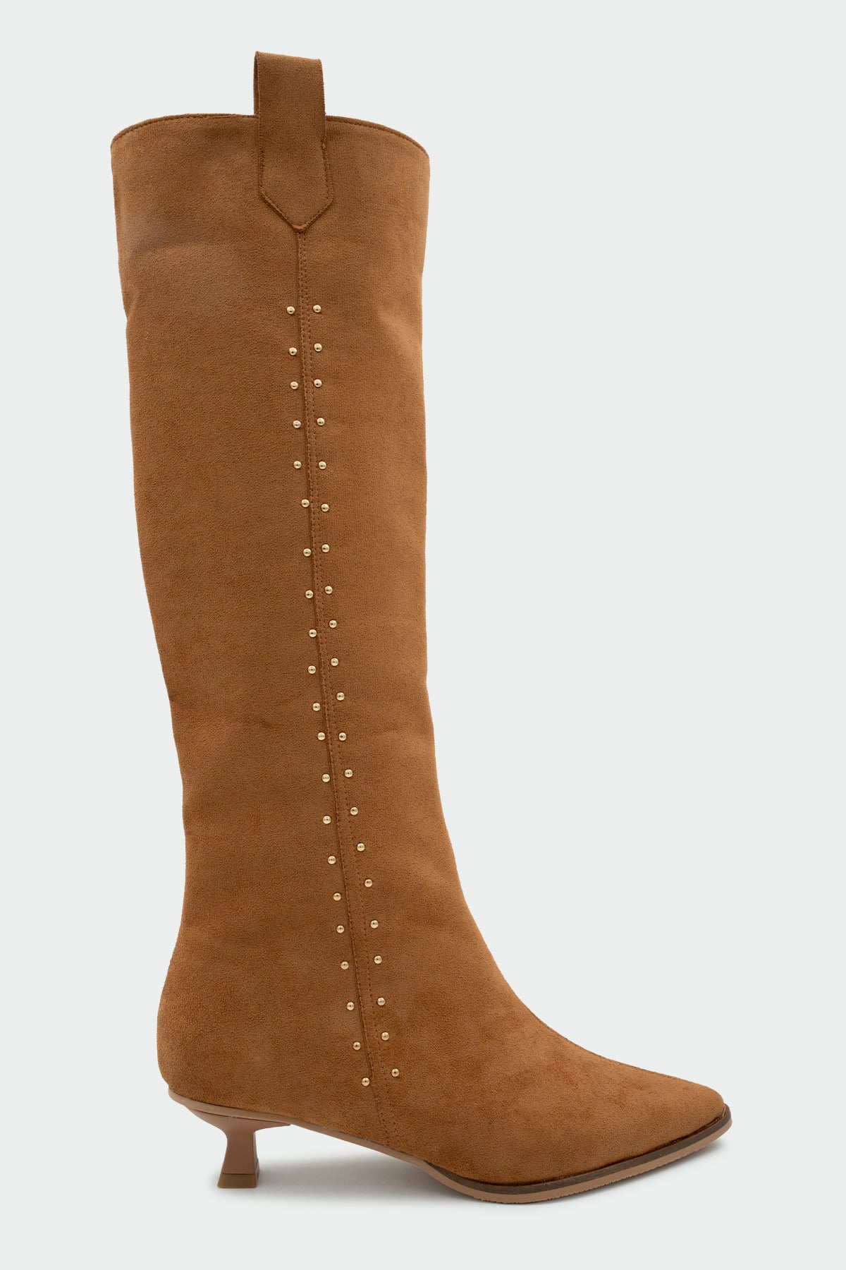 Entela Troklu Süet Çizme - TABA SÜET