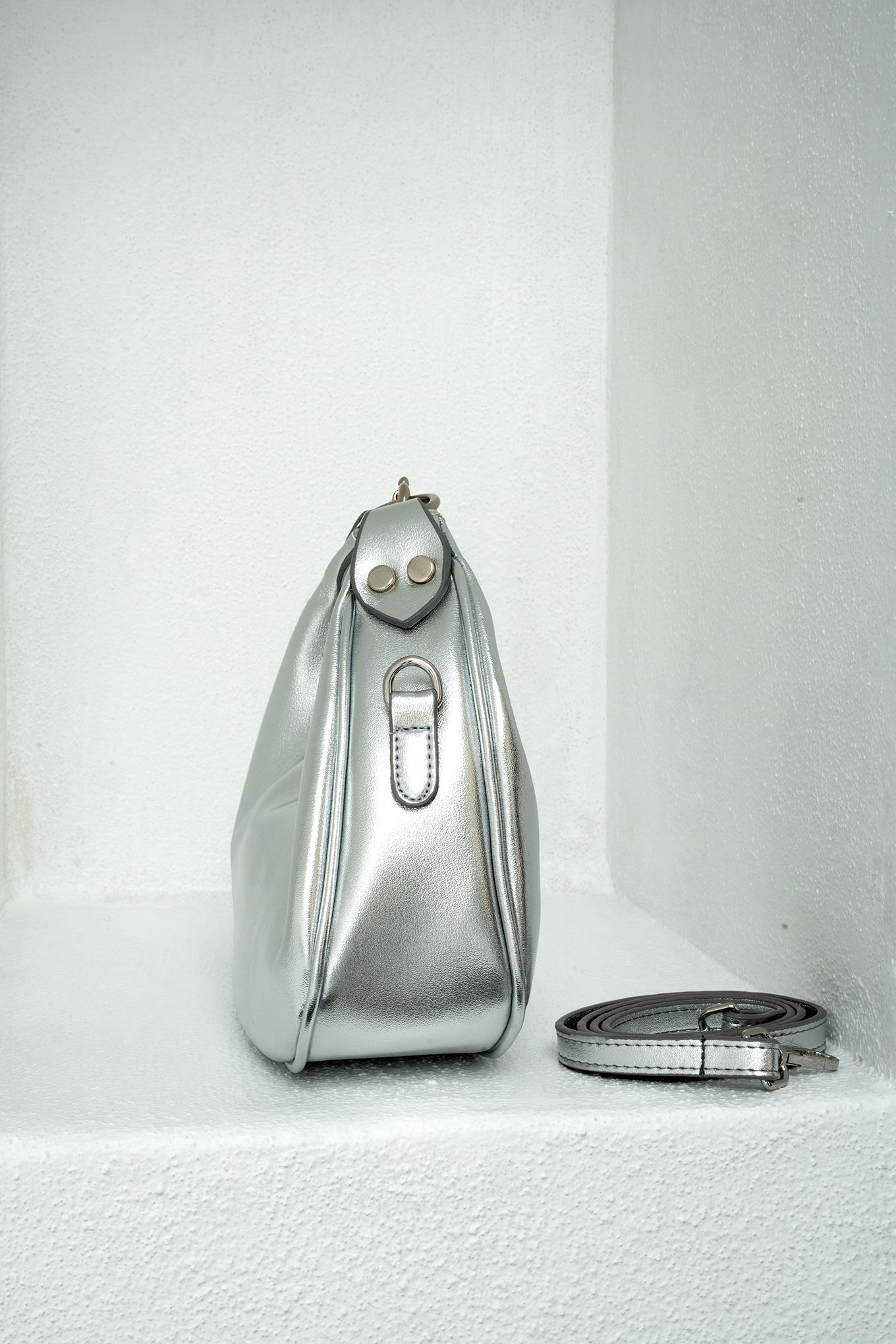 Lorna Mini Çapraz Çanta - Silver