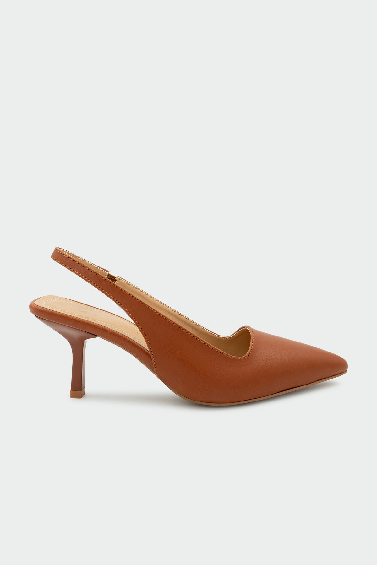 Sahra Klasik Kadın Topuklu Ayakkabı - TABA
