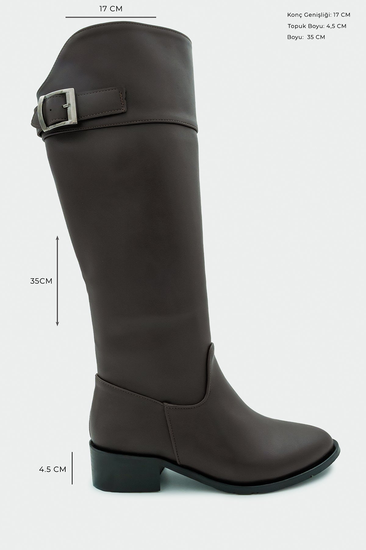 Daniel Toka Detaylı Çizme - AcıKahve Deri