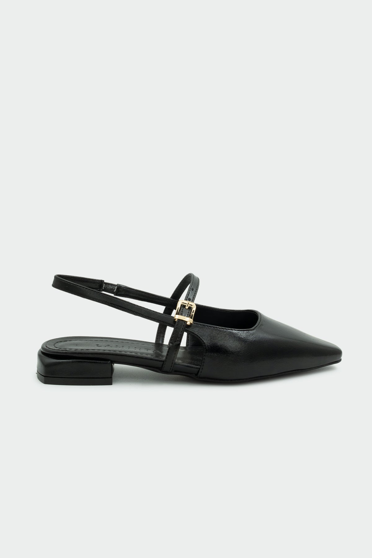 Noir Toka Detaylı Kadın Babet - SİYAH