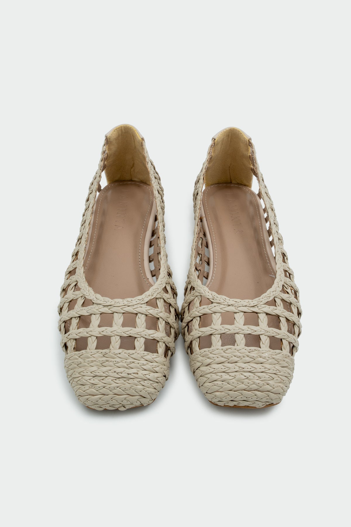 Hugo Örgü Detaylı Kadın Düz Babet - TEN