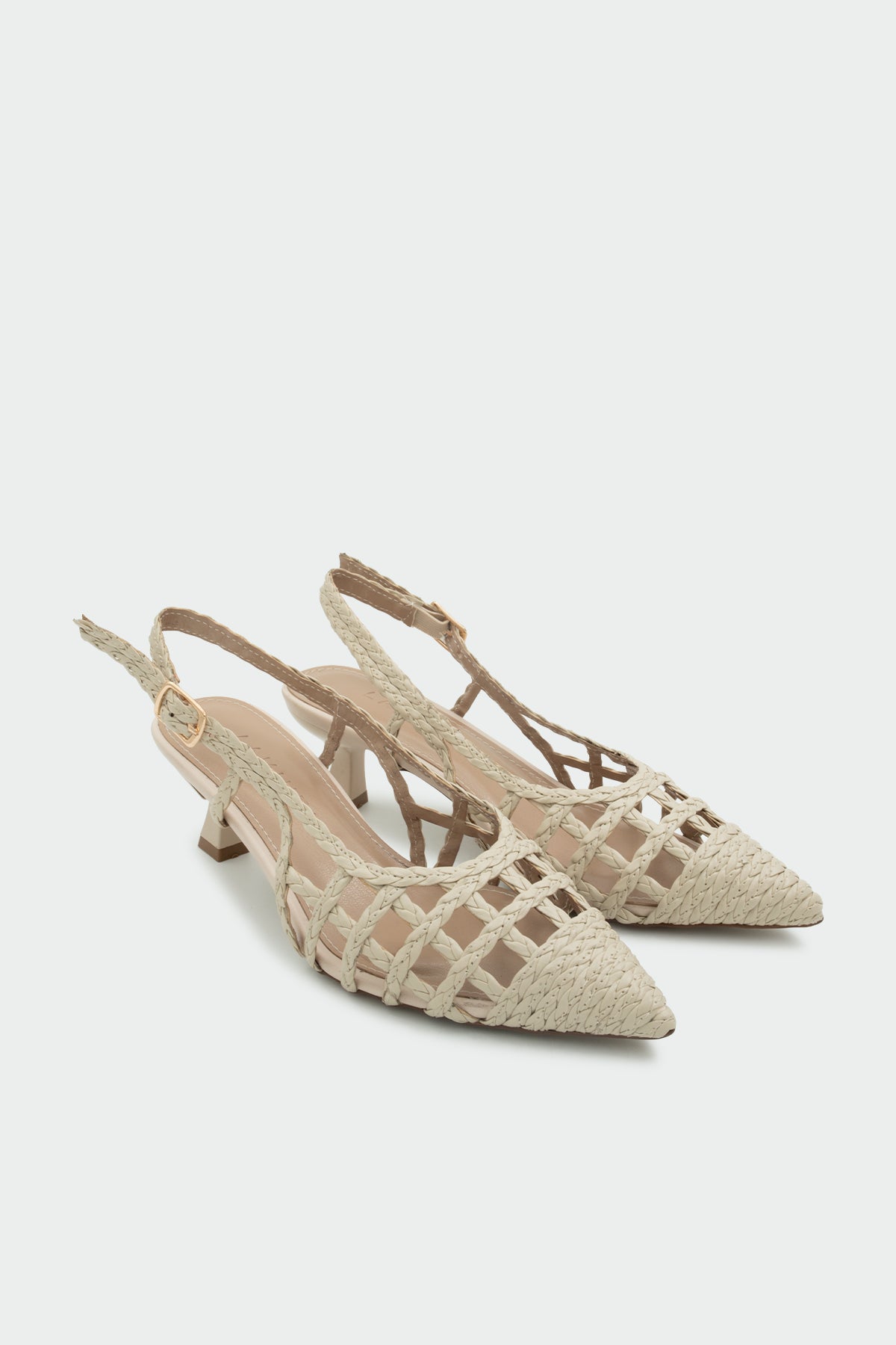 Wenty Örgü Detaylı Kadın Topuklu Ayakkabı - TEN