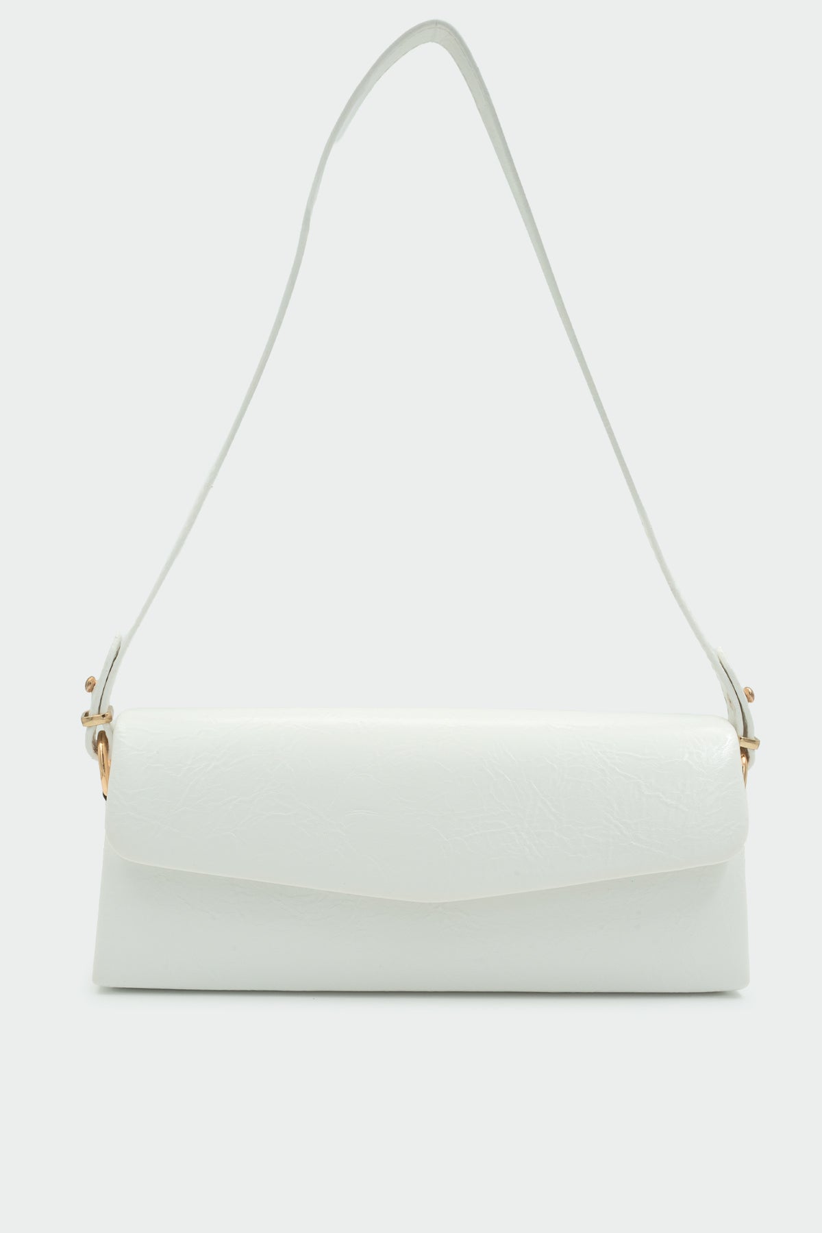 Pure Mini Baget Çanta - BEYAZ