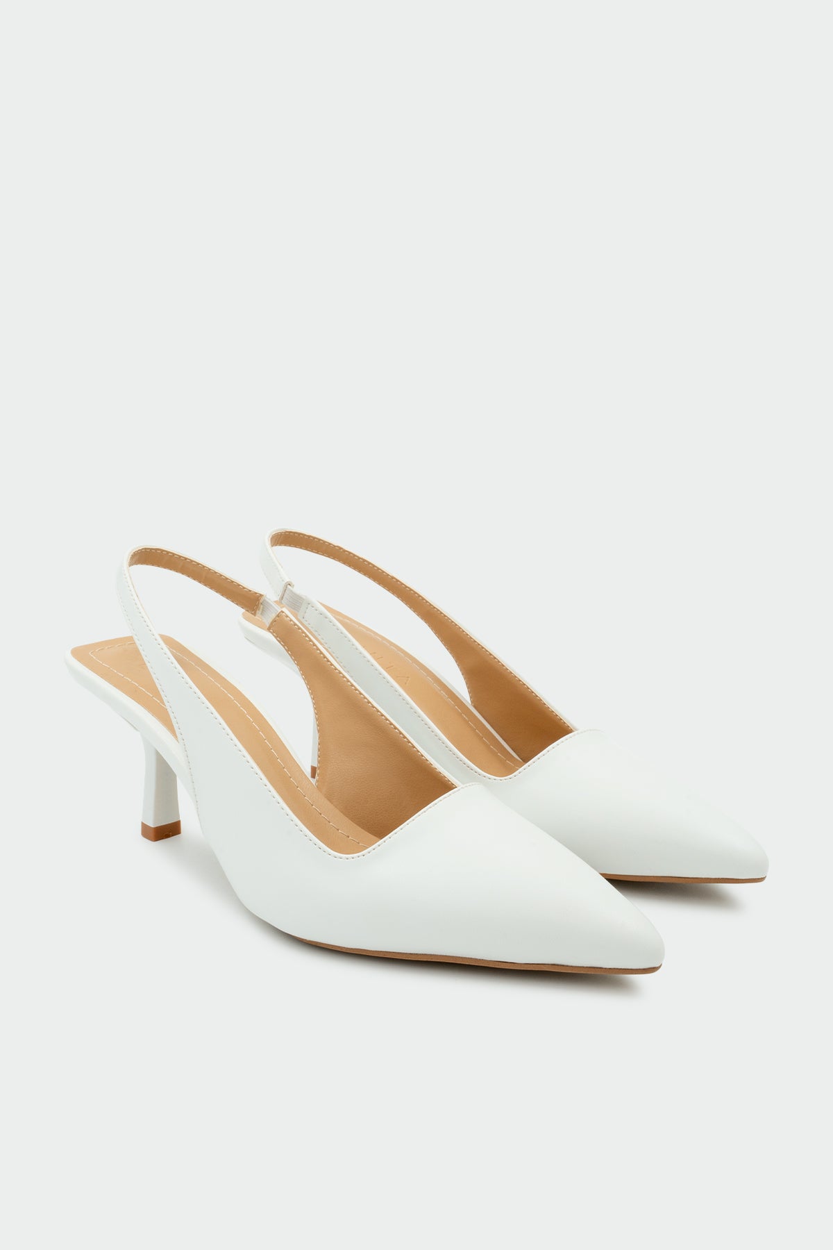 Sahra Klasik Kadın Topuklu Ayakkabı - BEYAZ