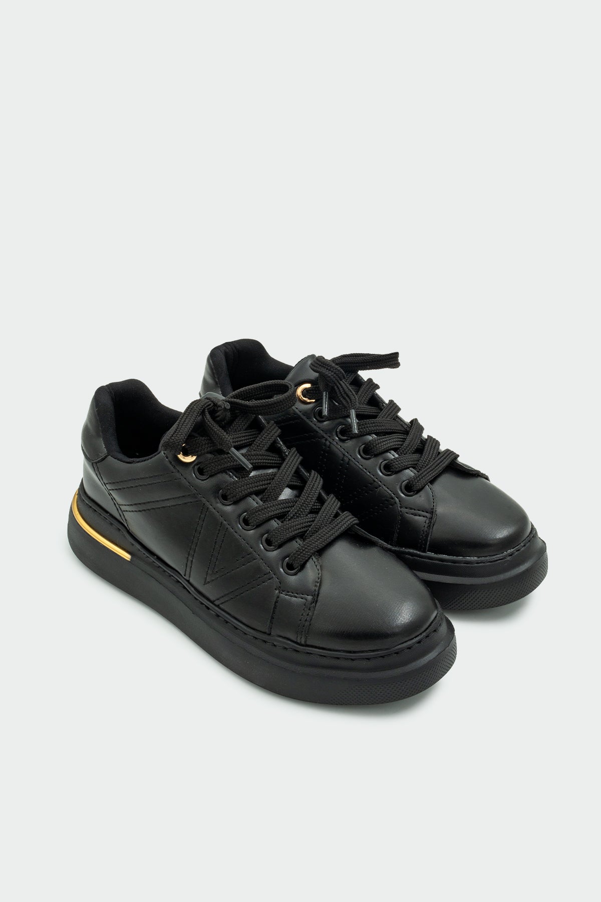 Jacob Düz Kadın Spor Ayakkabı - SİYAH