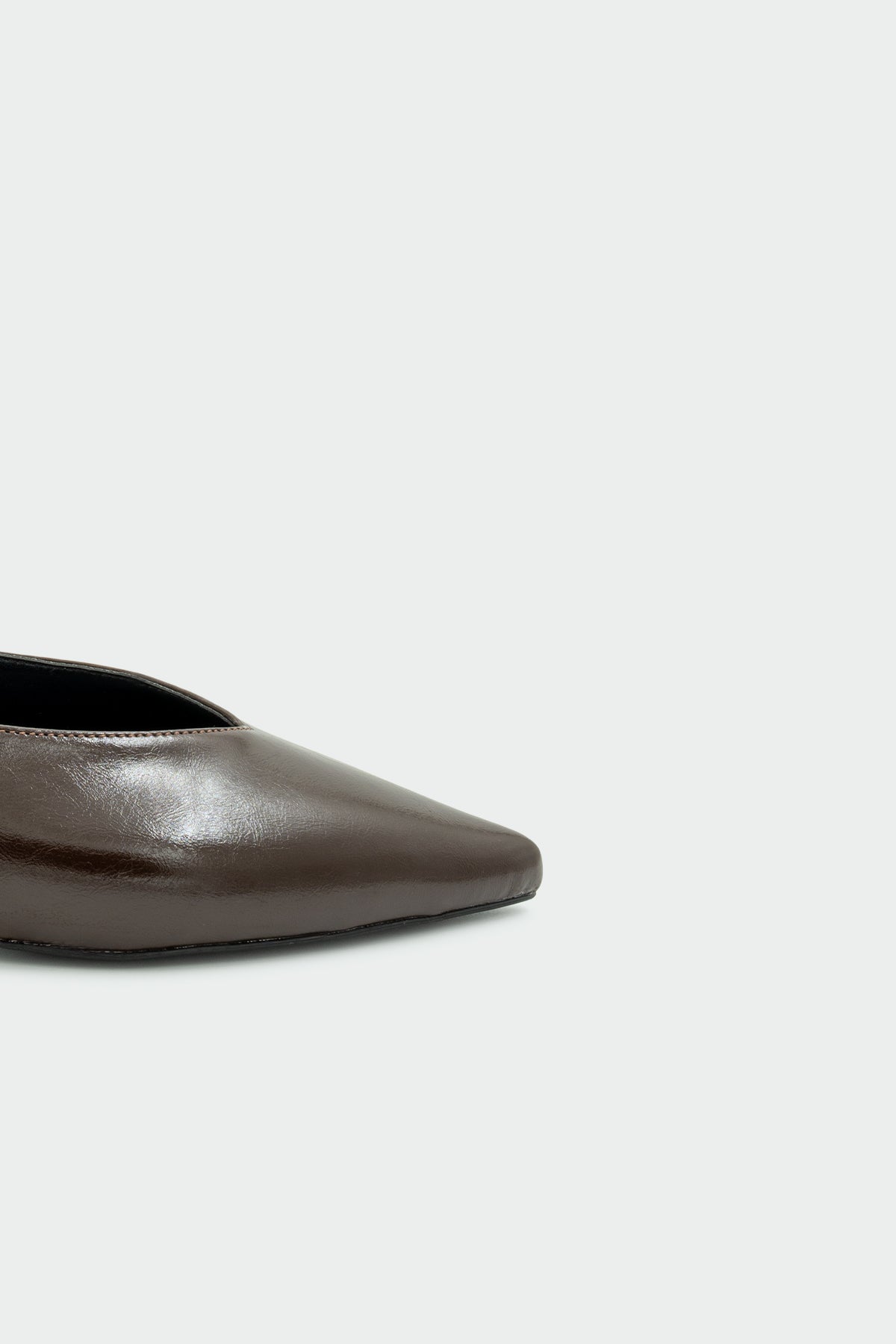 Onic Toka Detaylı Kadın Düz Babet - ACI KAHVE