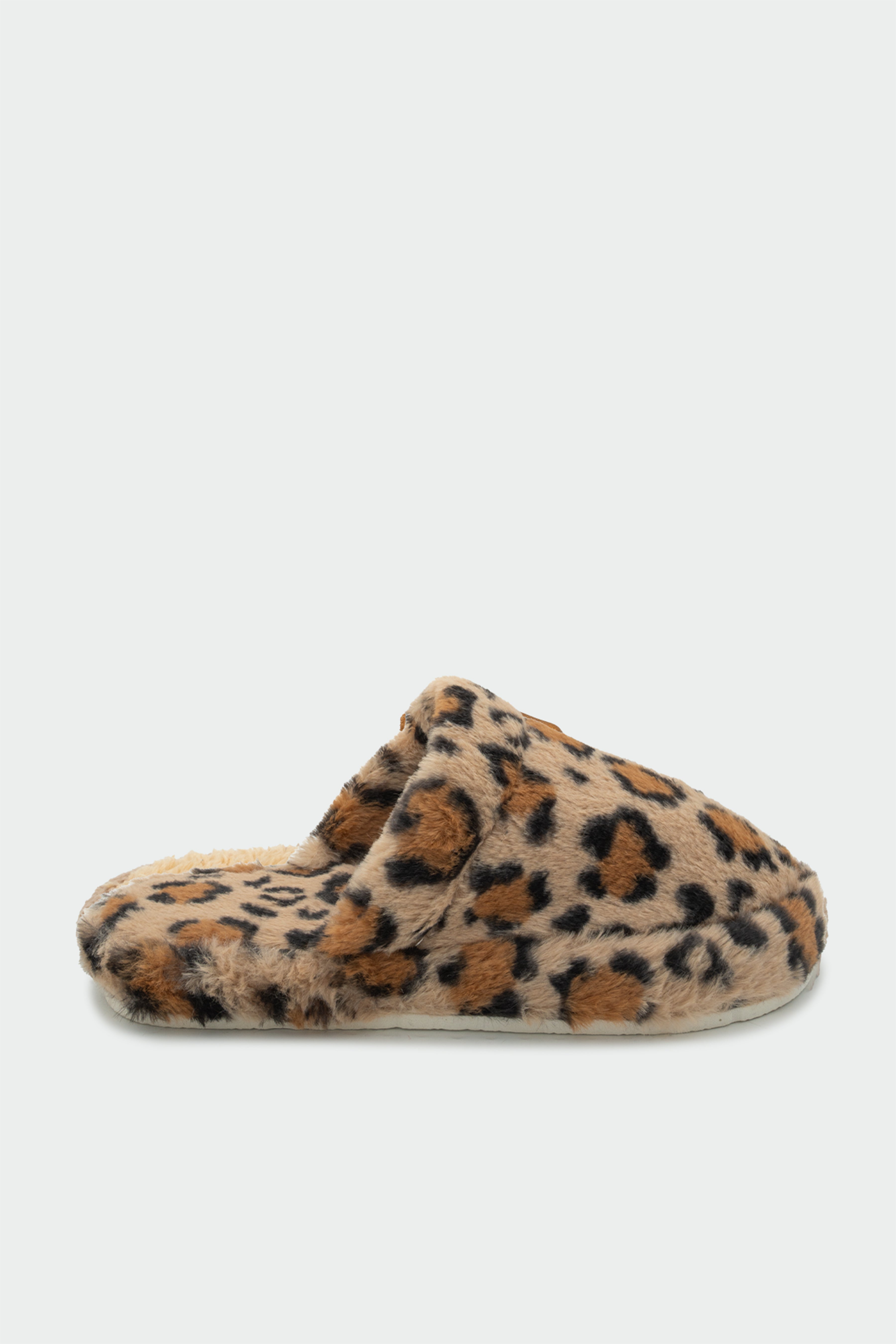Meu Leopar Detaylı Ev Terliği - LEOPAR