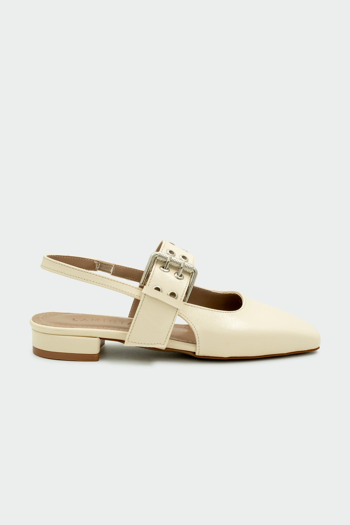 Vogue Toka Detaylı Kadın Babet - EKRU