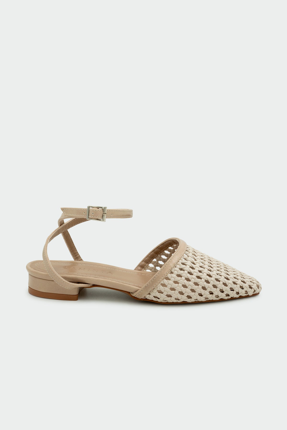 Majesty Örgü Detaylı Kadın Babet - NUDE