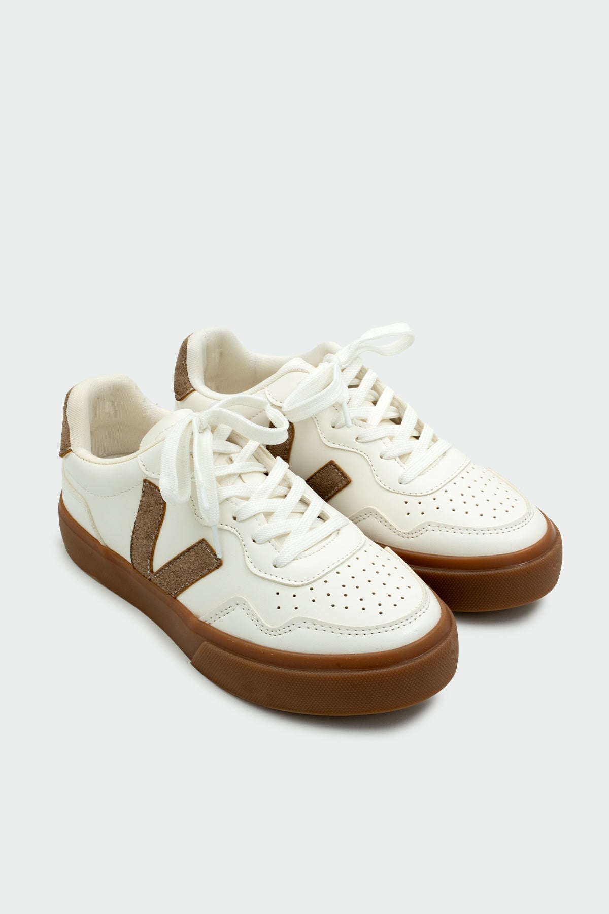 Aristo Düz Kadın Spor Ayakkabı - VİZON