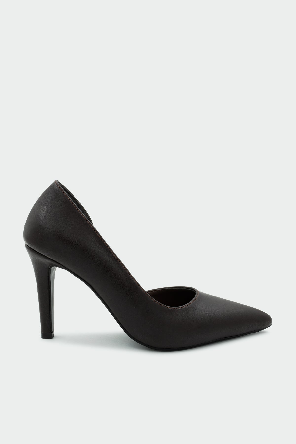 Shia Topuklu Ayakkabı - AcıKahve Deri