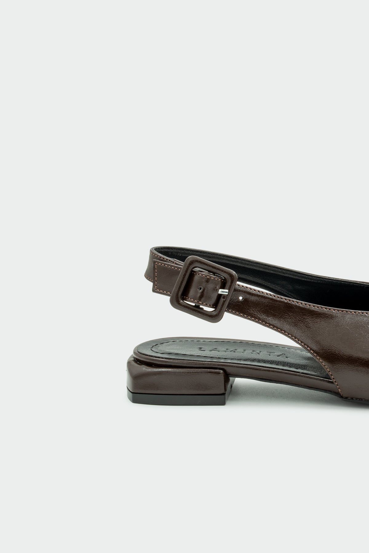 Onic Toka Detaylı Kadın Düz Babet - ACI KAHVE