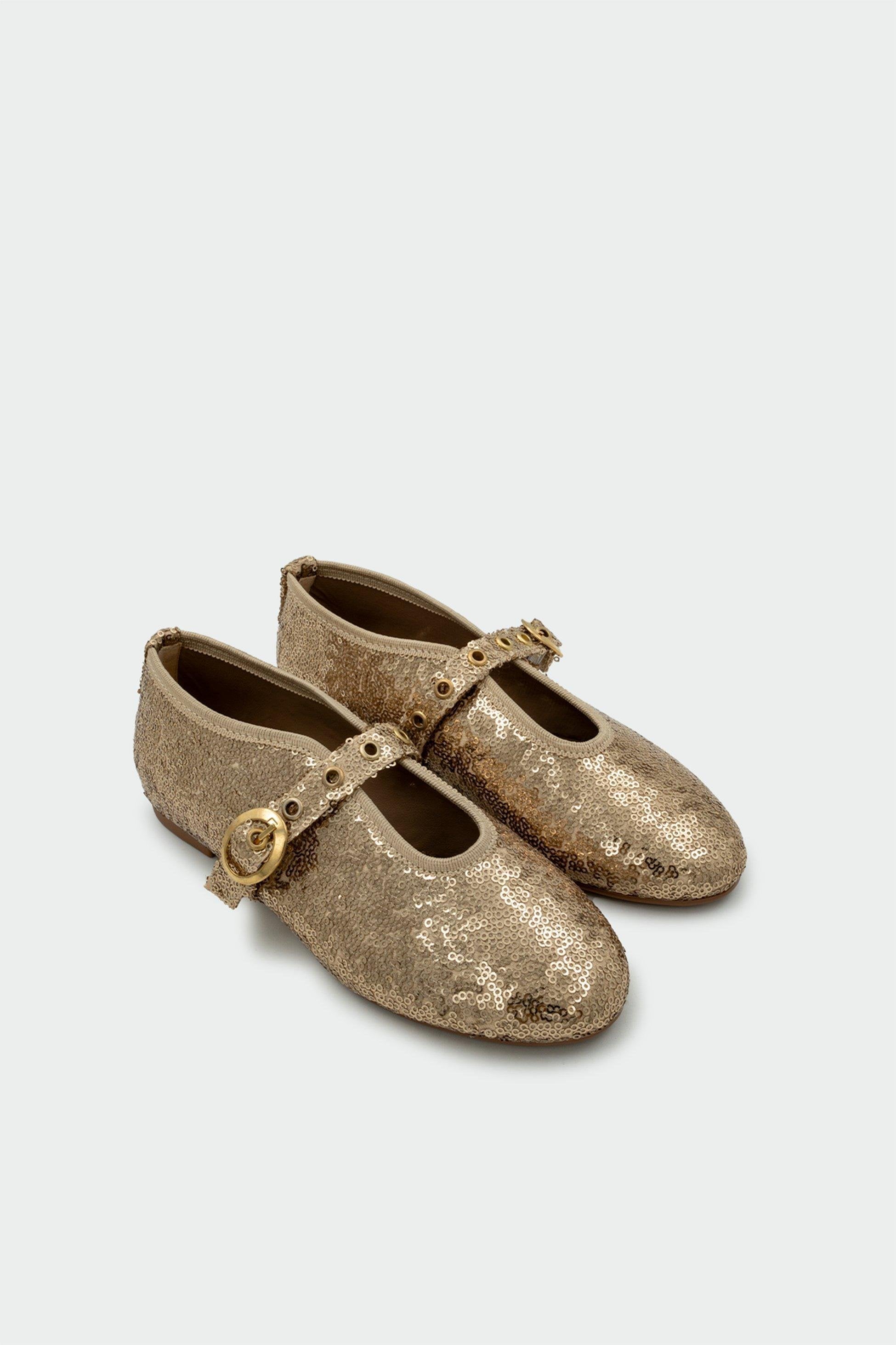 DAKOTA PARLAK PULLU BABET - GOLD