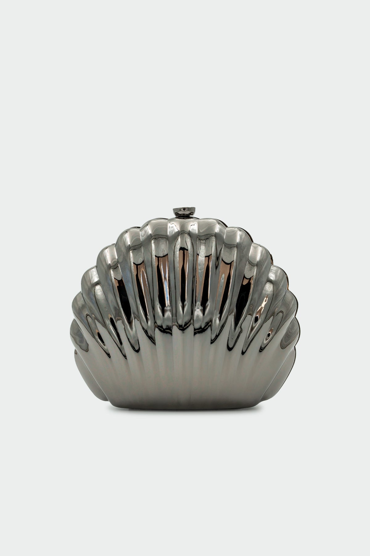 Lora Midye Desenli Kadın Portföy Çanta - ANTRASİT