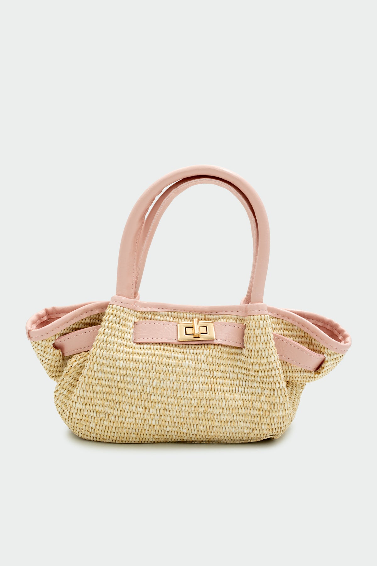 Edge Mini Hasır Çapraz Çanta - PUDRA