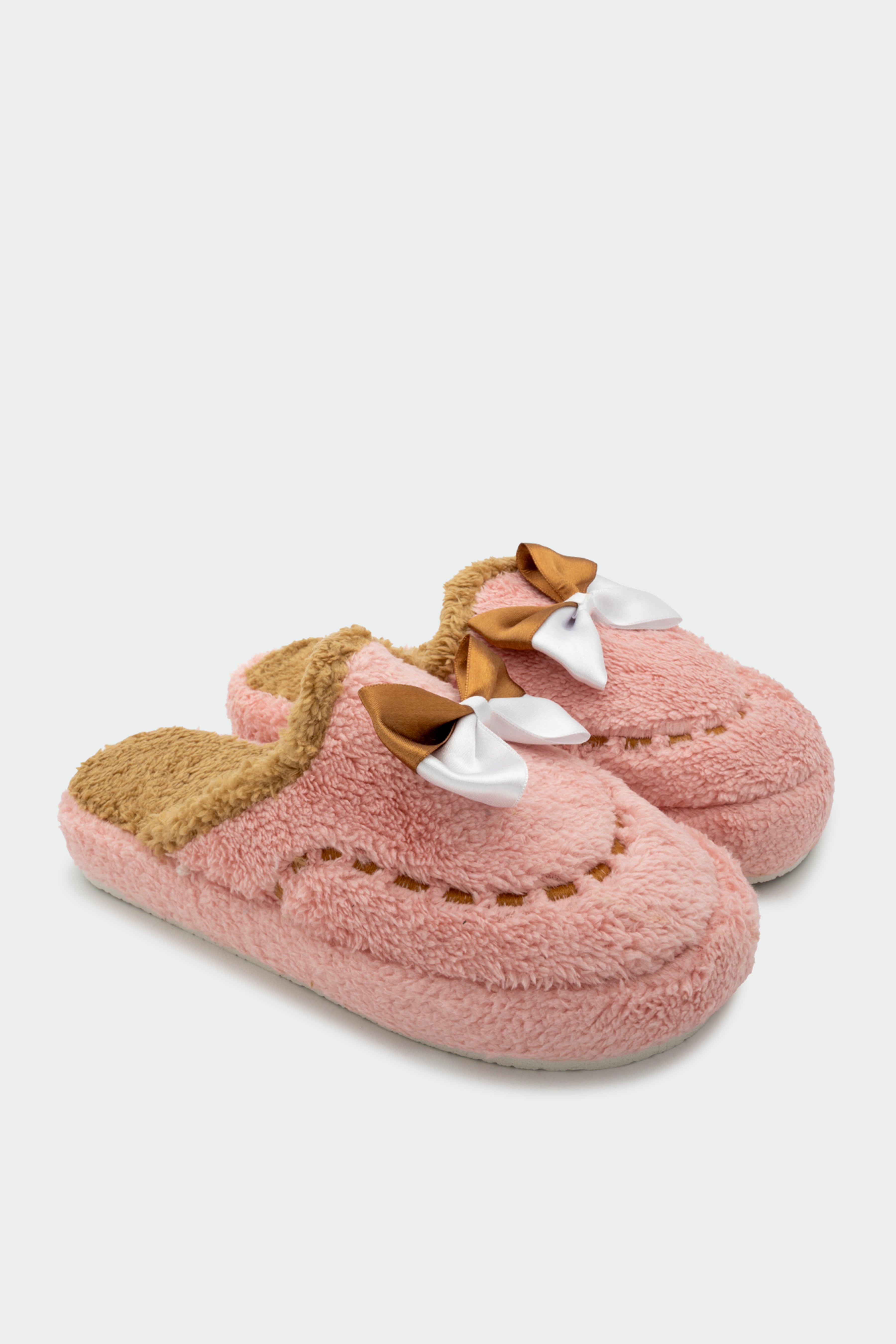 Puffer Fiyonk Detaylı Ev Terliği - PUDRA
