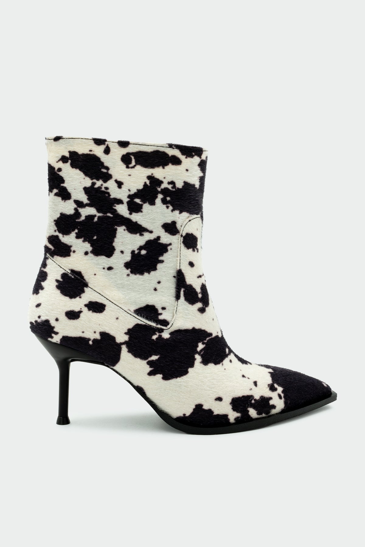 Miyo Sivri Burunlu Topuklu Bot - DESENLİ