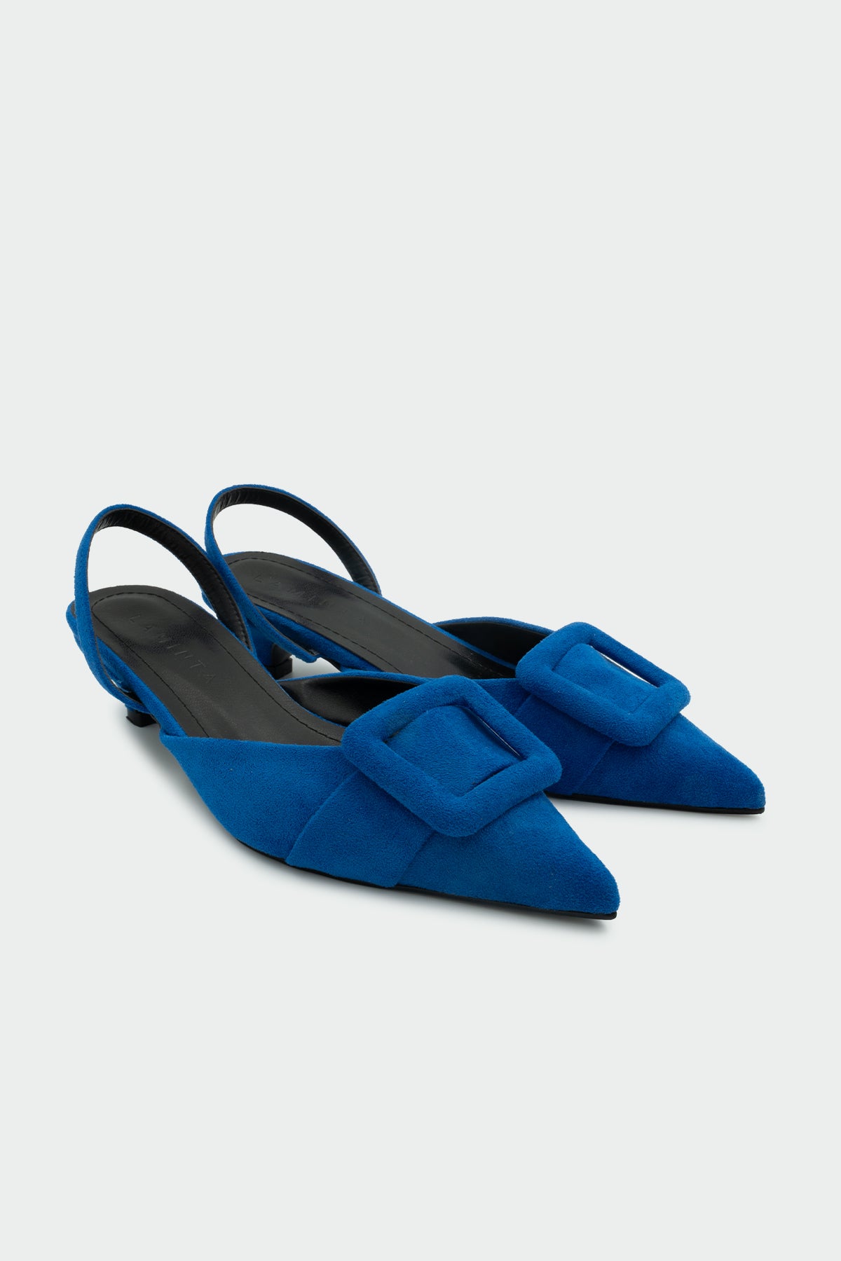 Nicole Tokalı Topuklu Ayakkabı - SAKS SÜET