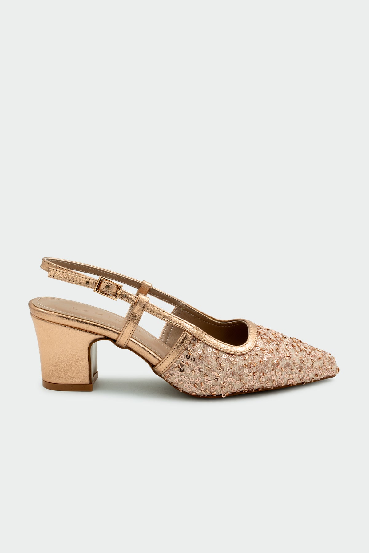 Zawin Pullu Kadın Topuklu Ayakkabı - ROSE