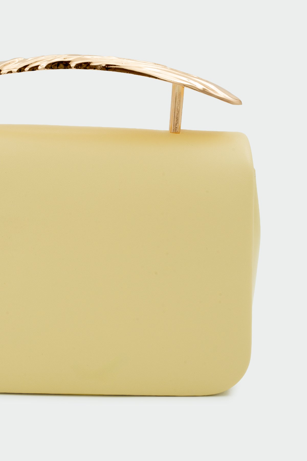 Jesy Gold Aksesuarlı Çapraz Kadın Çanta - SARI