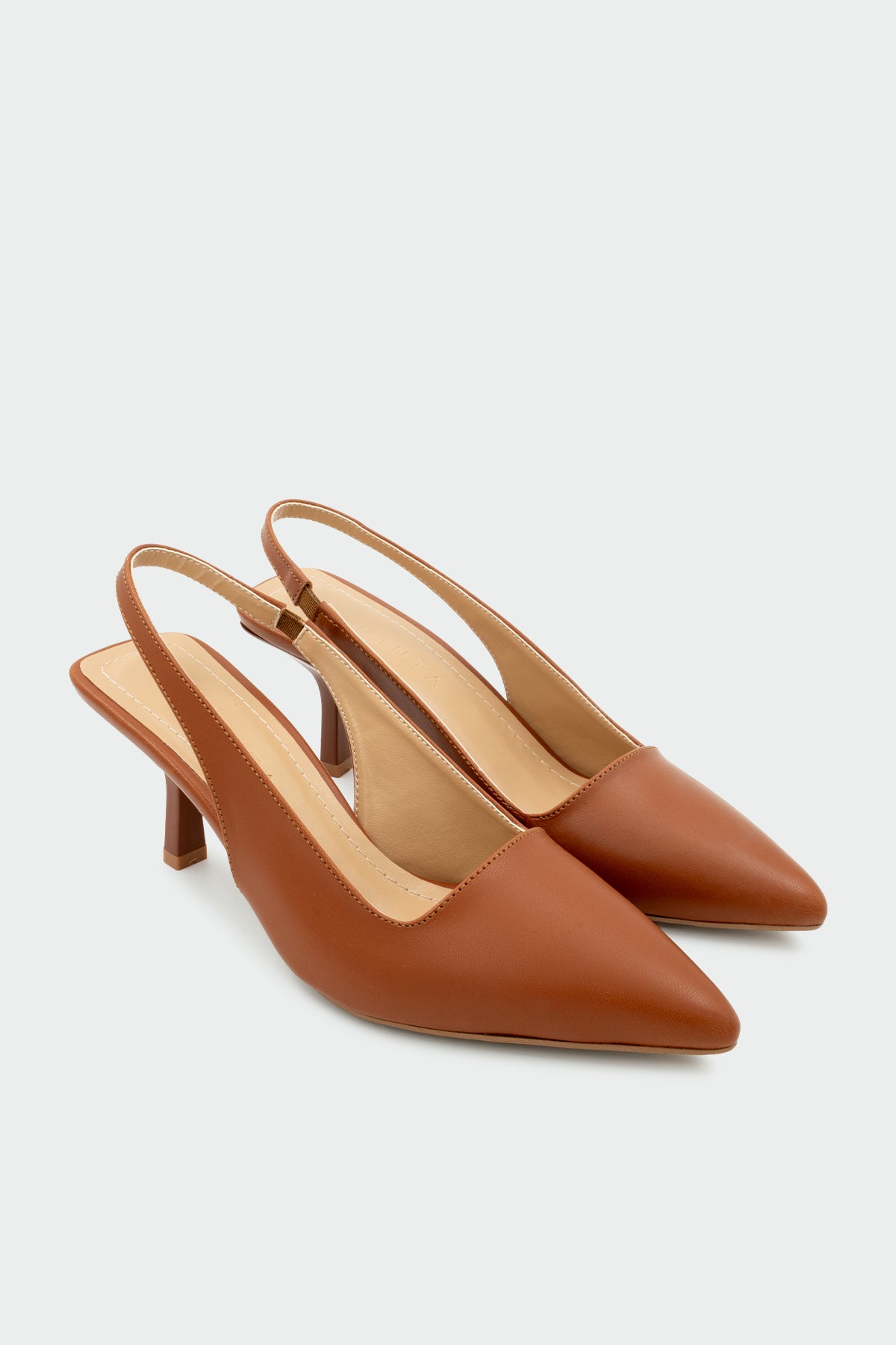 Sahra Klasik Kadın Topuklu Ayakkabı - TABA