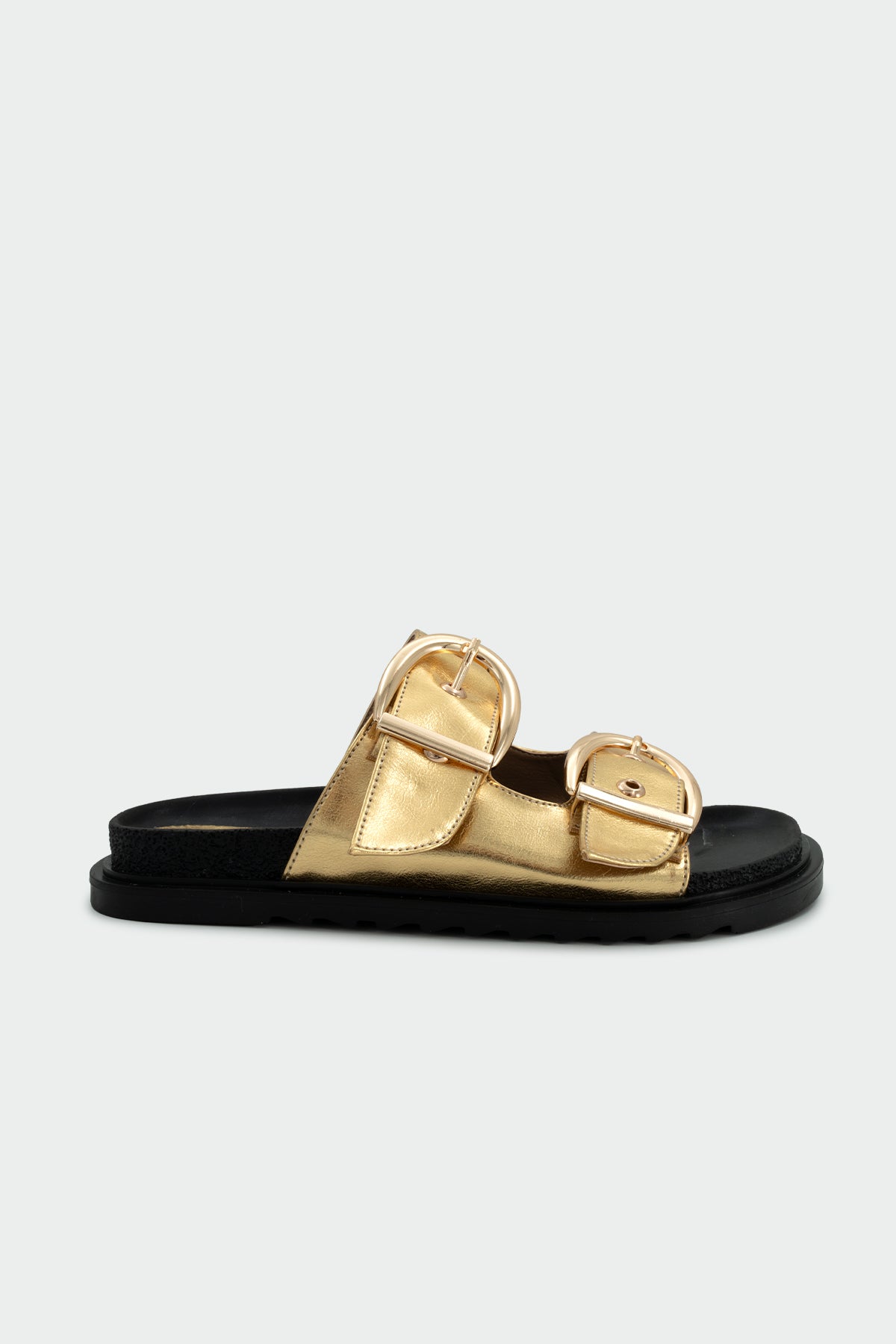 Holix Gold Toka Detaylı Terlik - GOLD